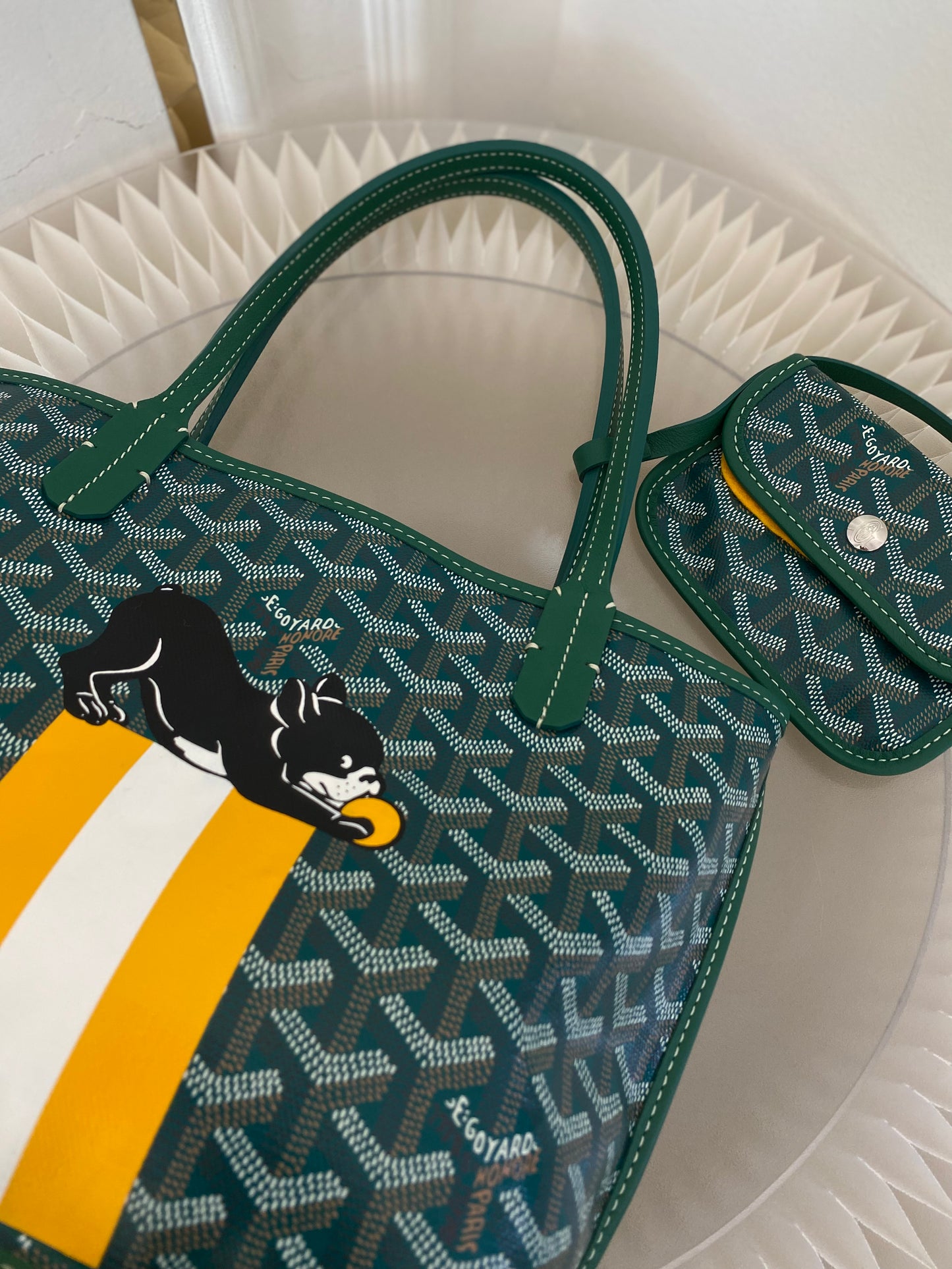 Goyard Mini Anjou Green