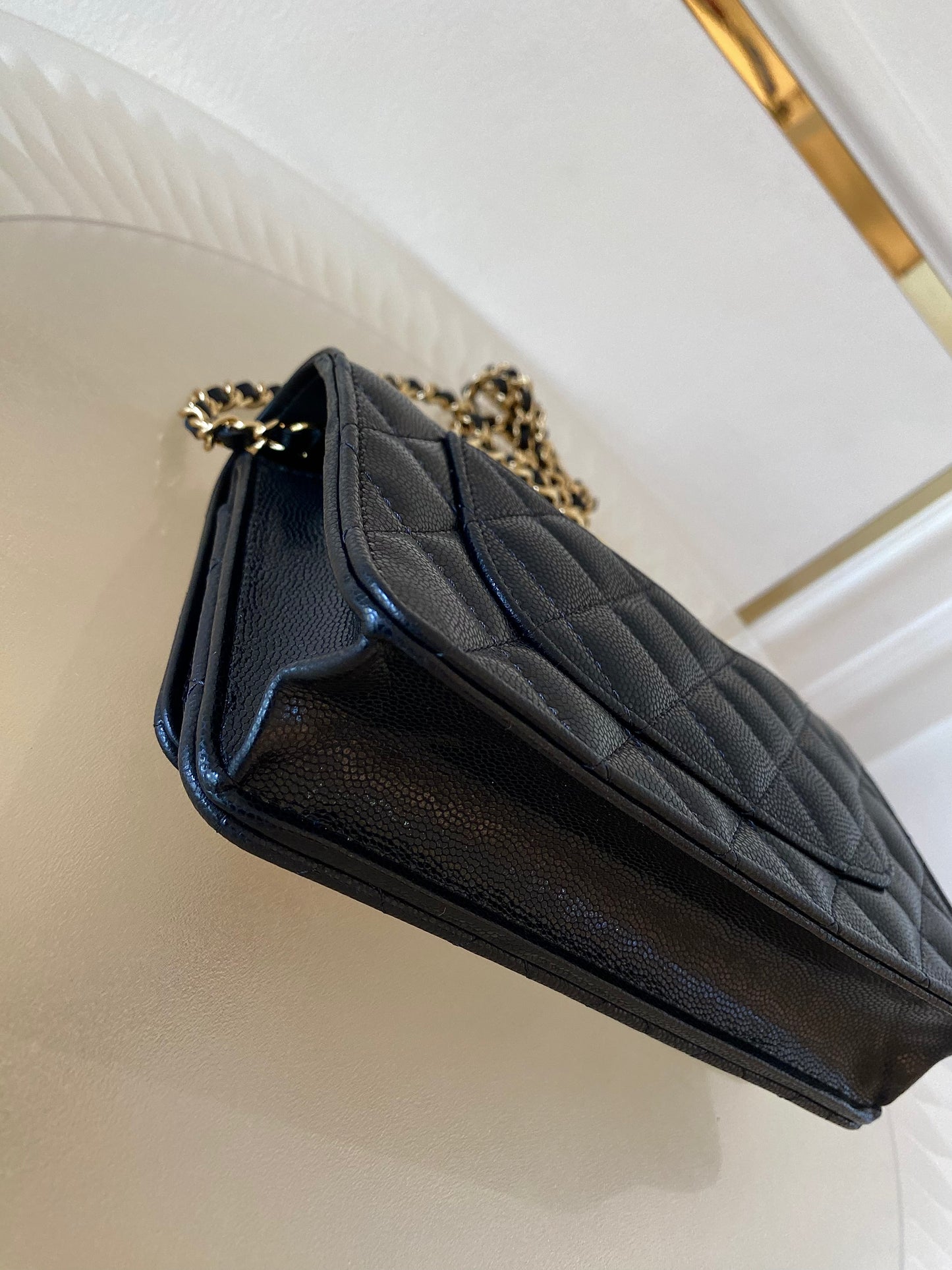 CHANEL WOC Top Handle Caviar GHW