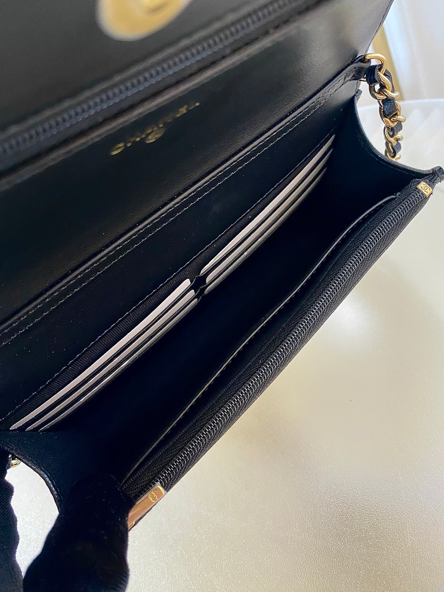 CHANEL WOC Top Handle Caviar GHW