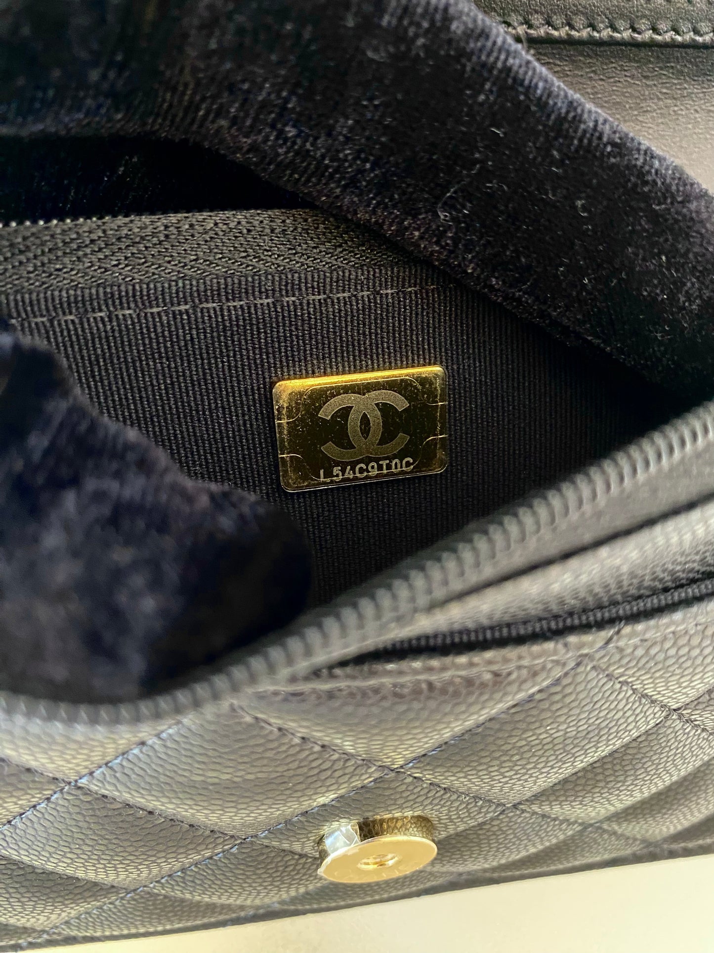 CHANEL WOC Top Handle Caviar GHW
