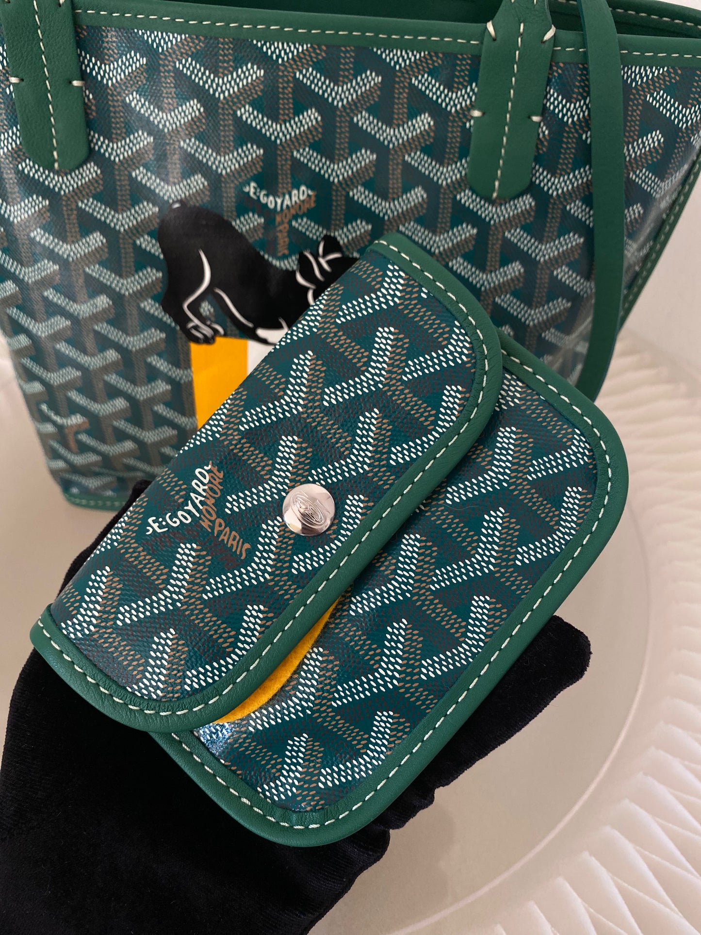 Goyard Mini Anjou Green