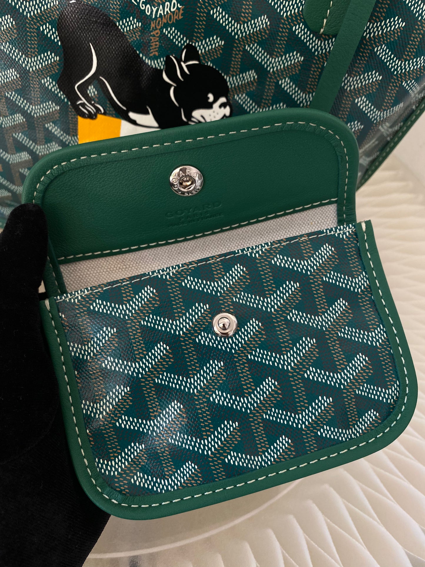 Goyard Mini Anjou Green