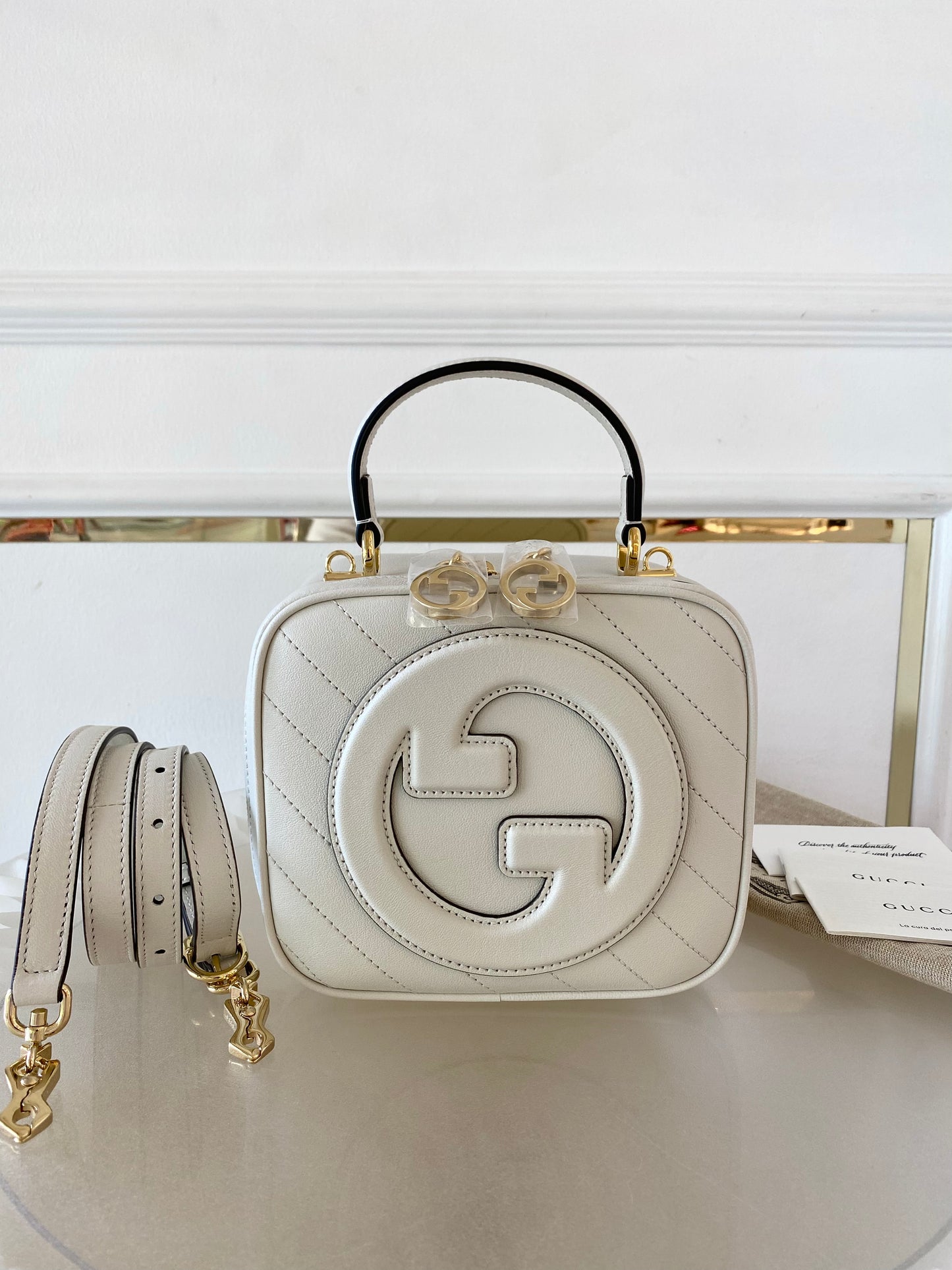 GUCCI Blondie 2-Way Top Handle Bag
