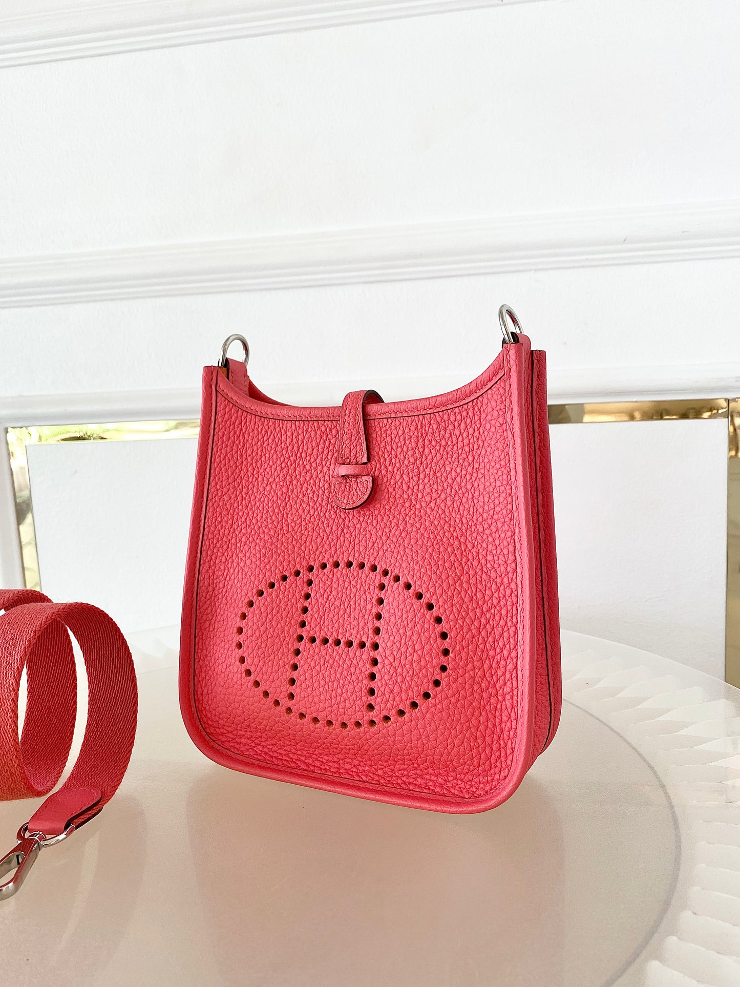 Hermes Tpm Evelyne Rose Texas Clemence
