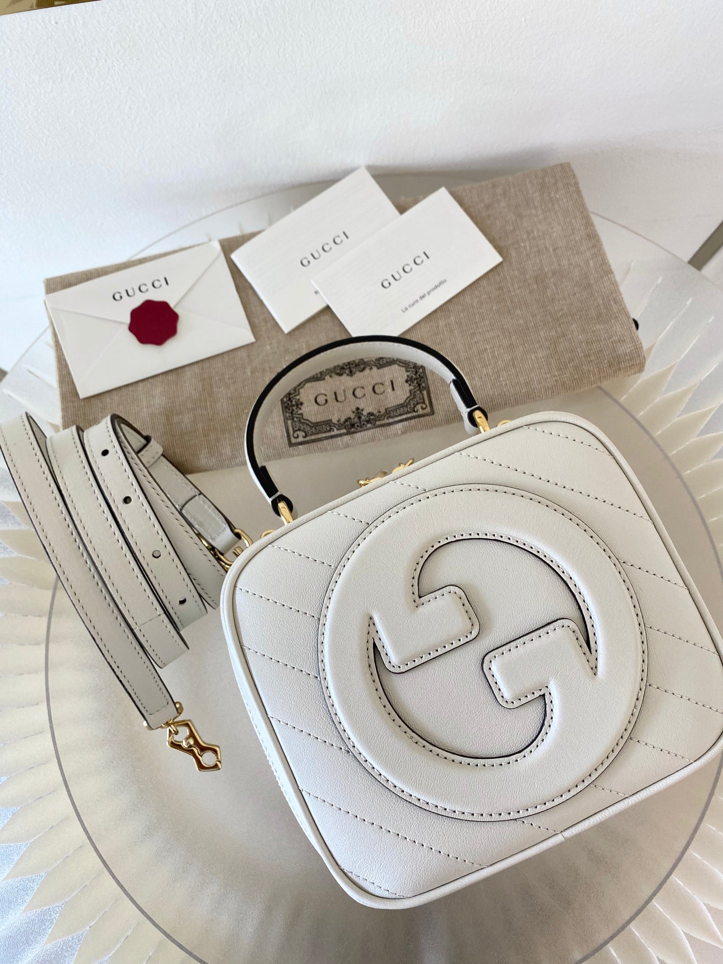 GUCCI Blondie 2-Way Top Handle Bag