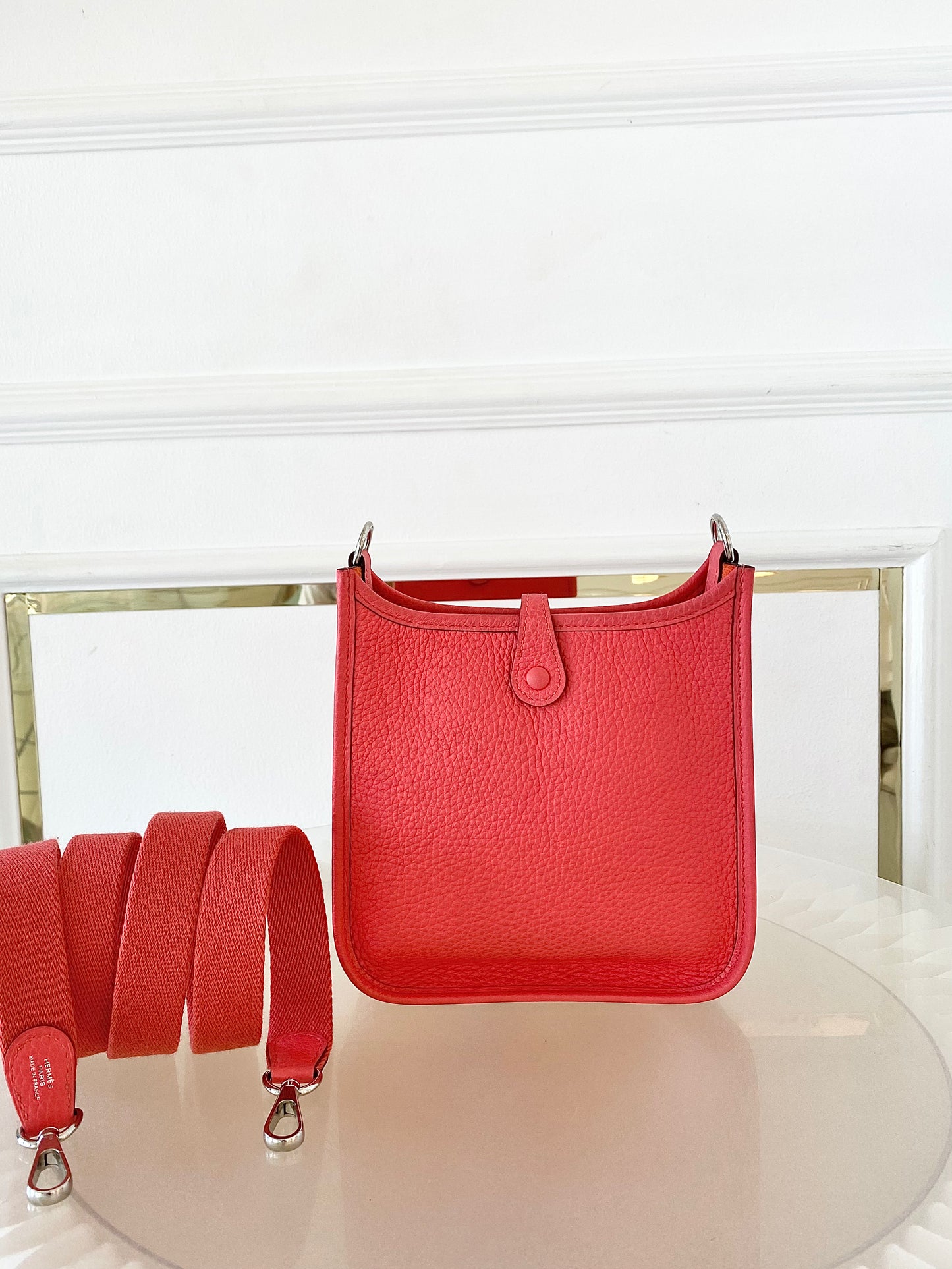 Hermes Tpm Evelyne Rose Texas Clemence