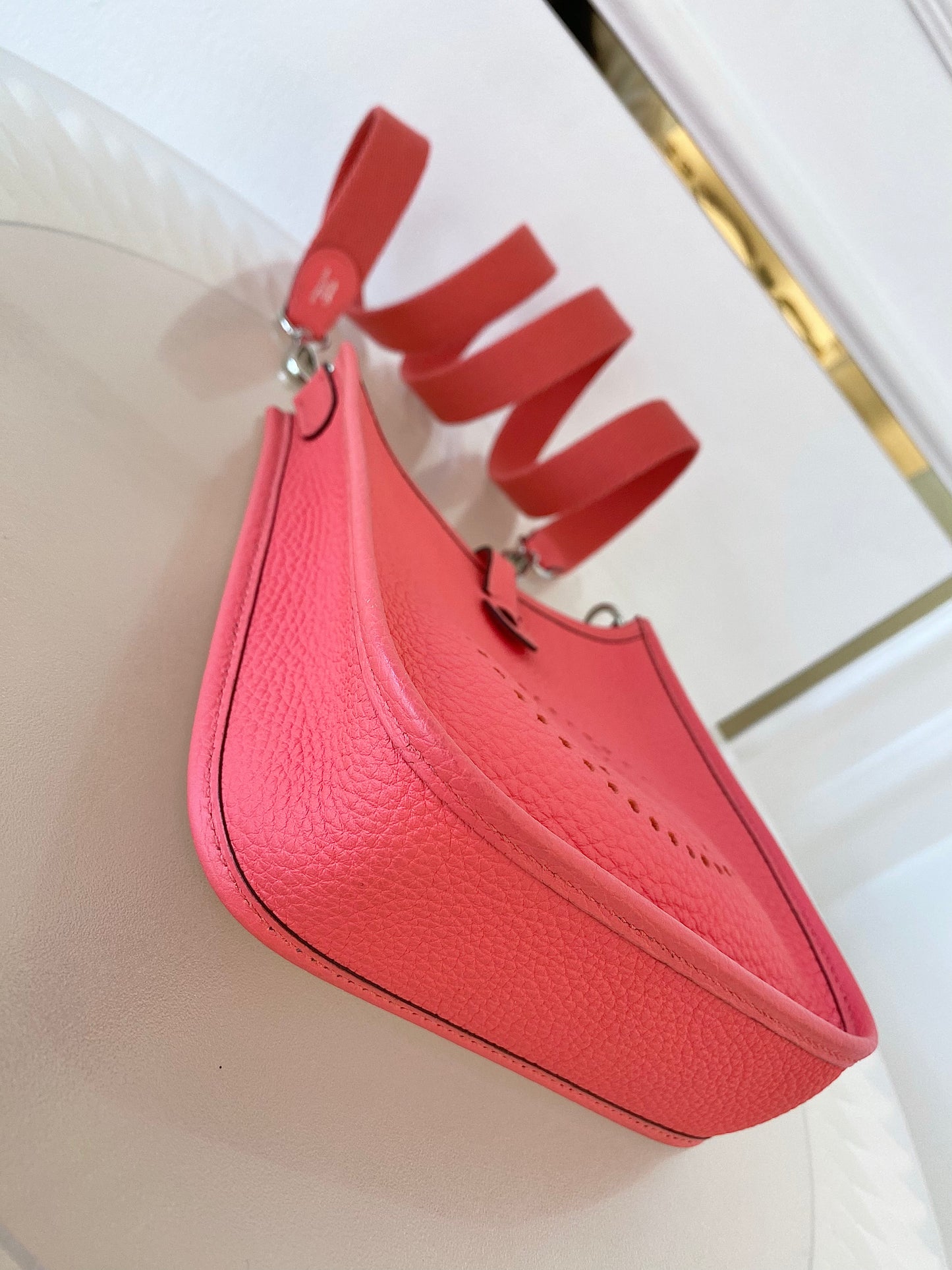 Hermes Tpm Evelyne Rose Texas Clemence