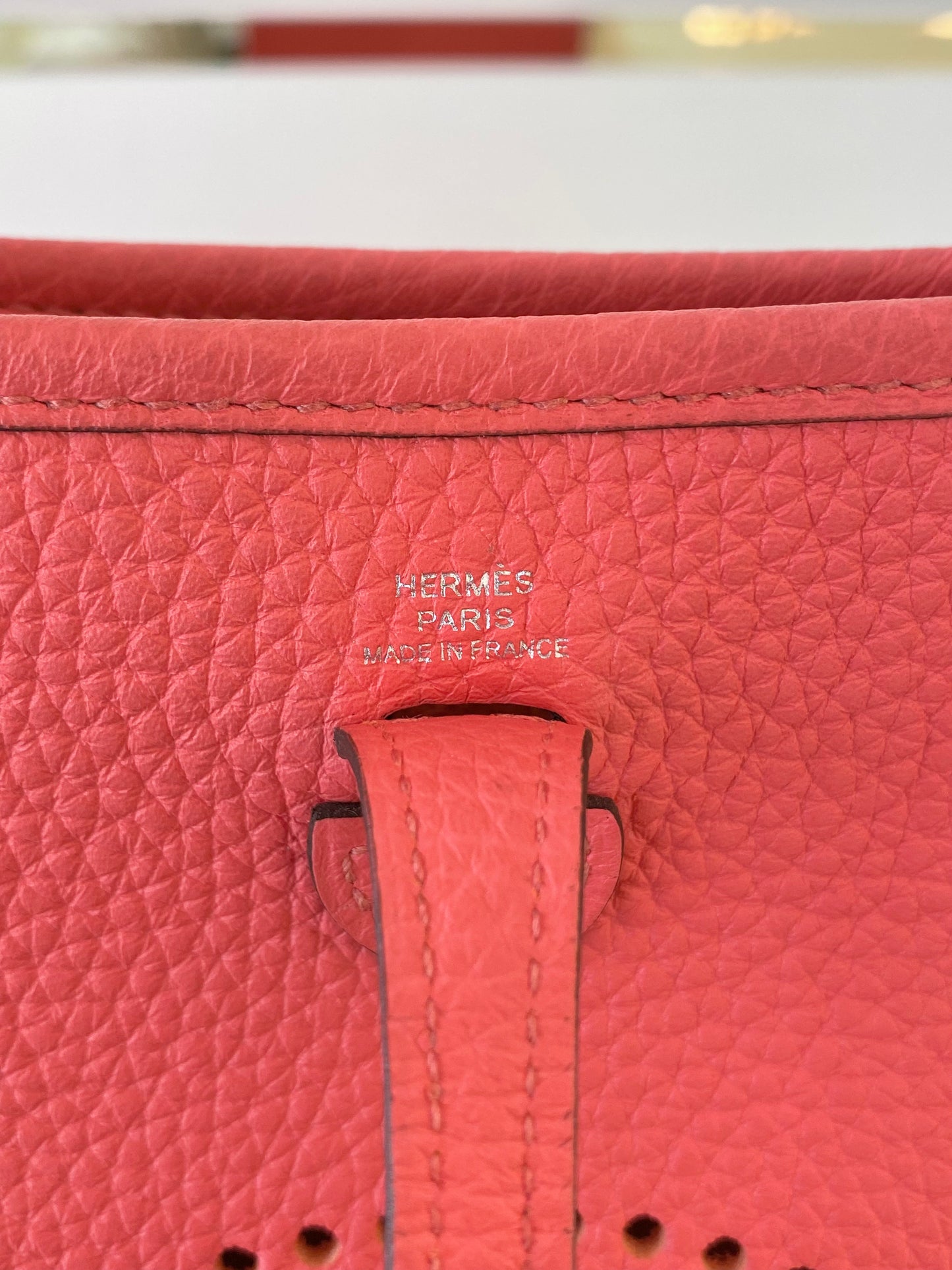 Hermes Tpm Evelyne Rose Texas Clemence