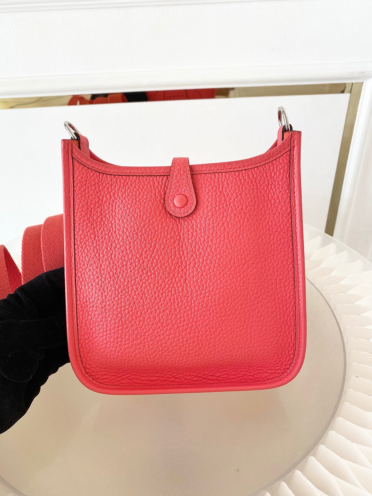Hermes Tpm Evelyne Rose Texas Clemence