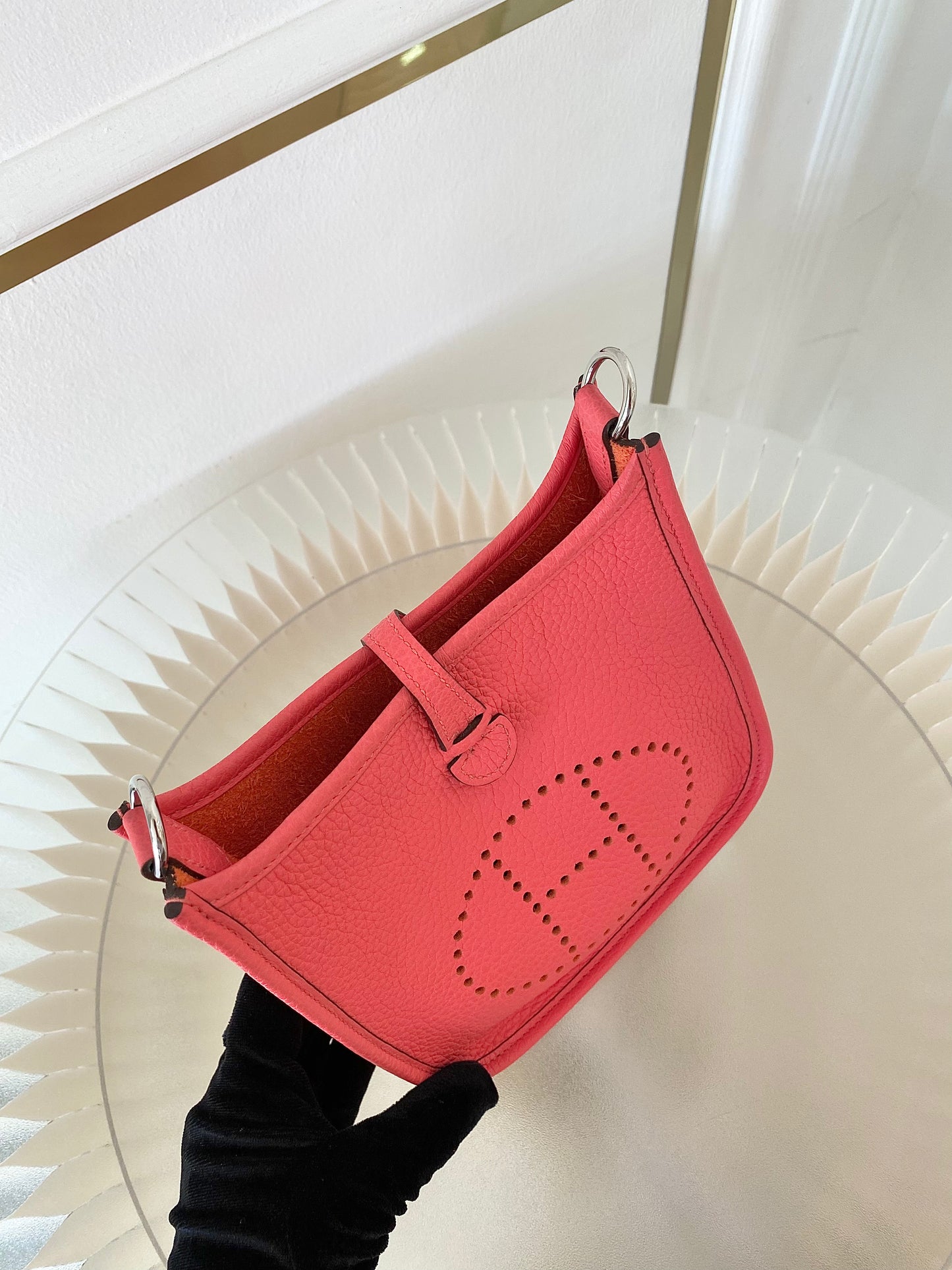 Hermes Tpm Evelyne Rose Texas Clemence