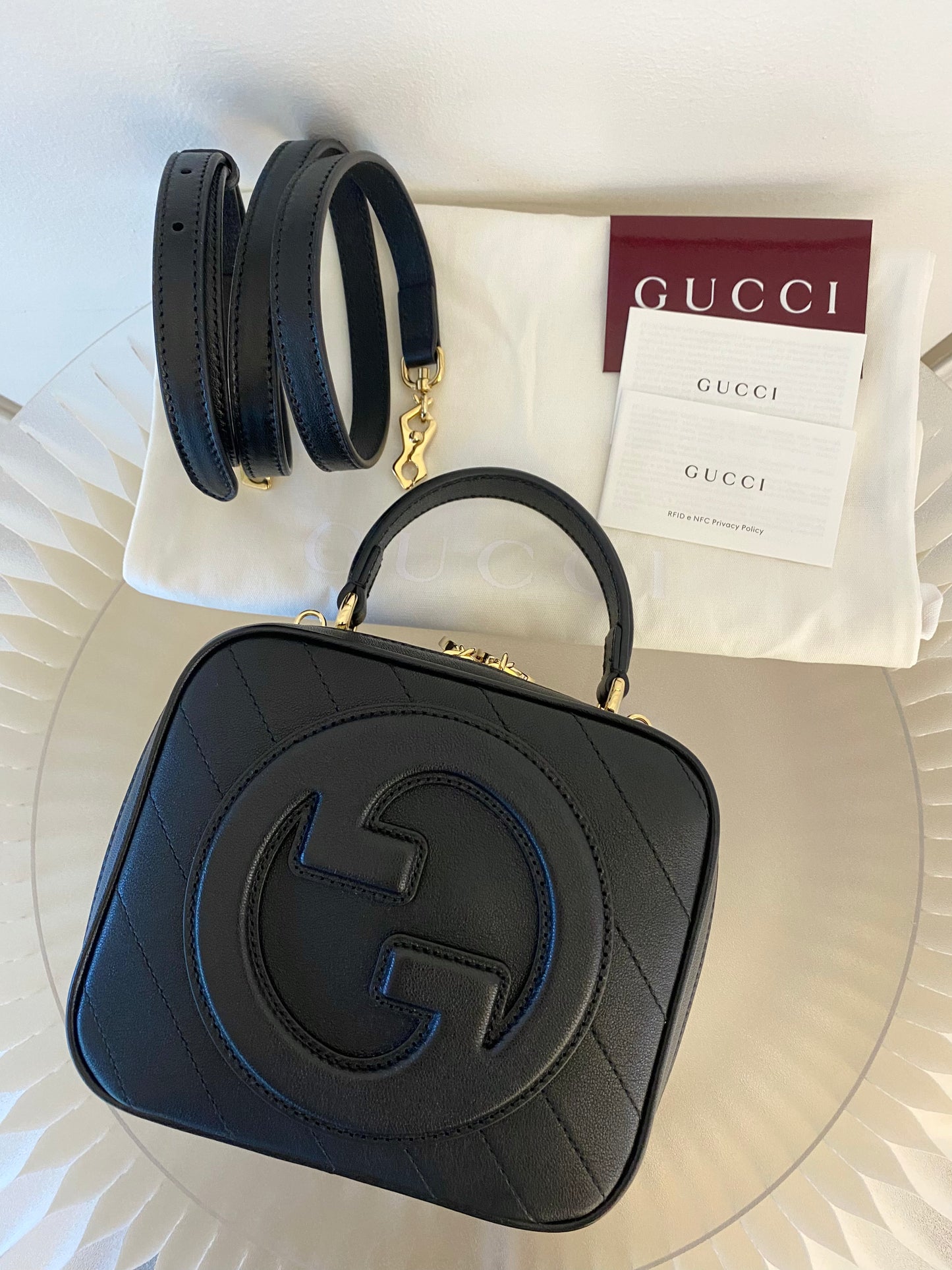GUCCI Blondie 2-Way Top Handle Bag