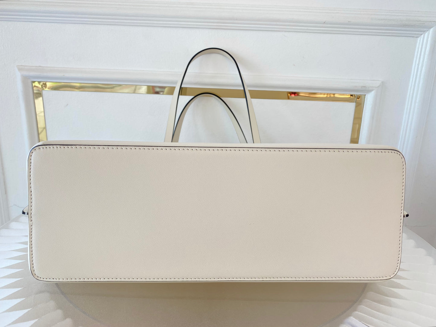 VLTN Fill Me White Ivory Tote Bag