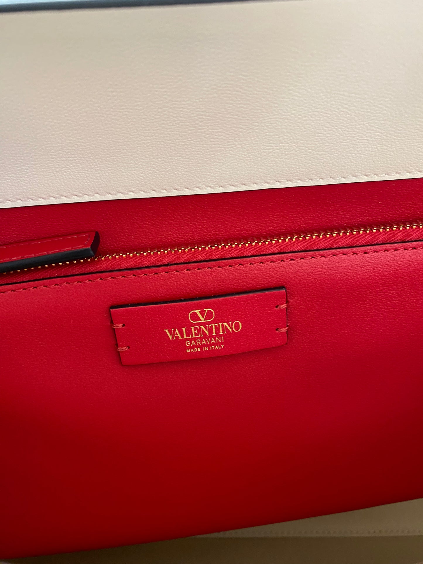 VLTN Fill Me White Ivory Tote Bag