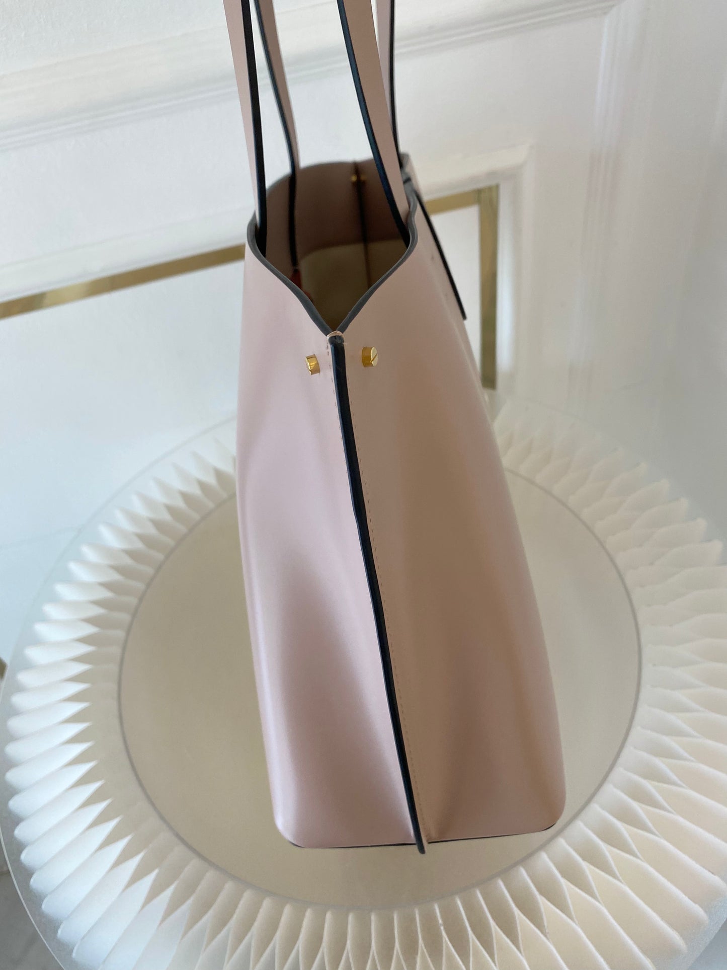 VLTN Fill Me Calfskin Leather Tote Bag