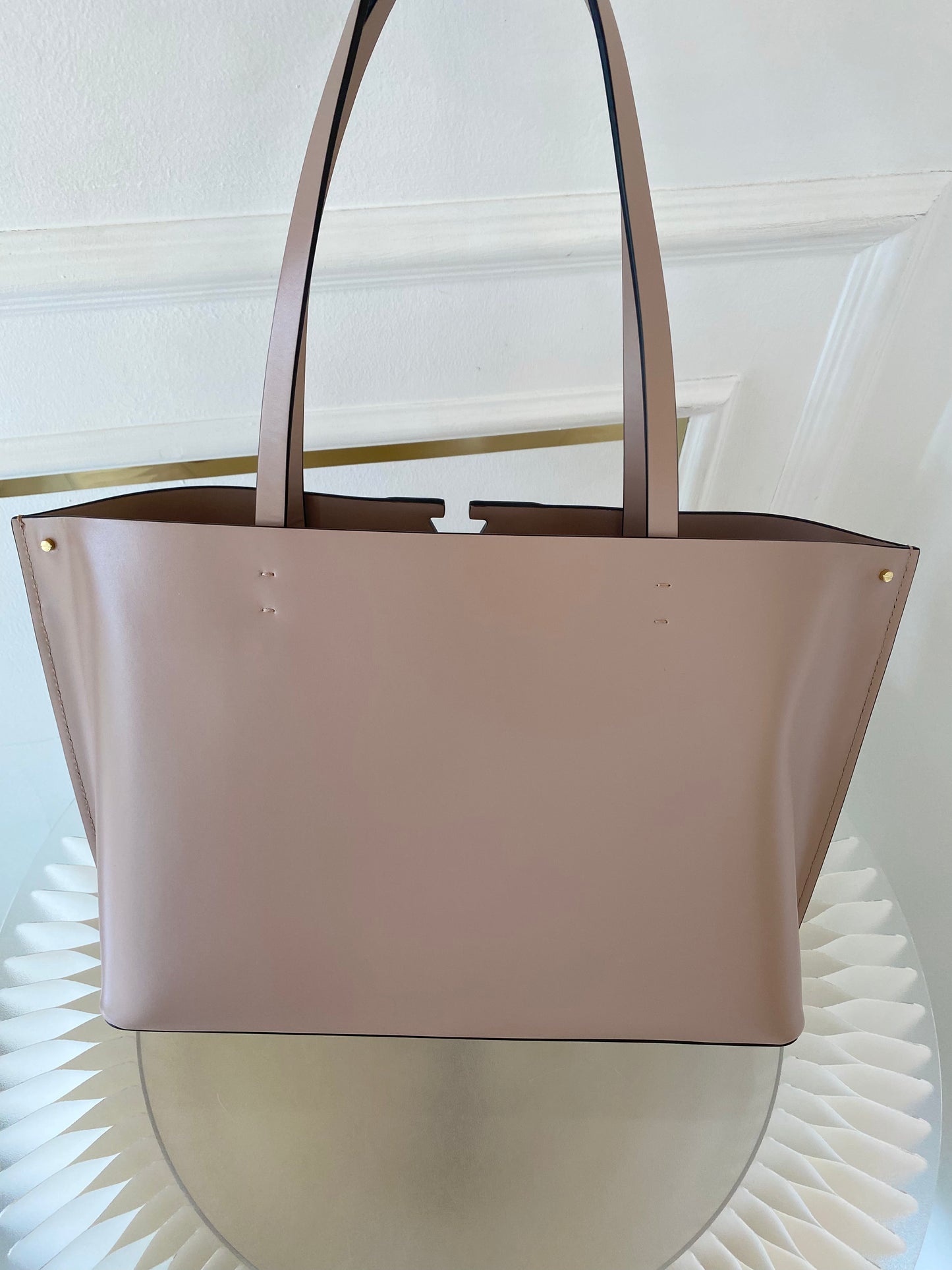 VLTN Fill Me Calfskin Leather Tote Bag