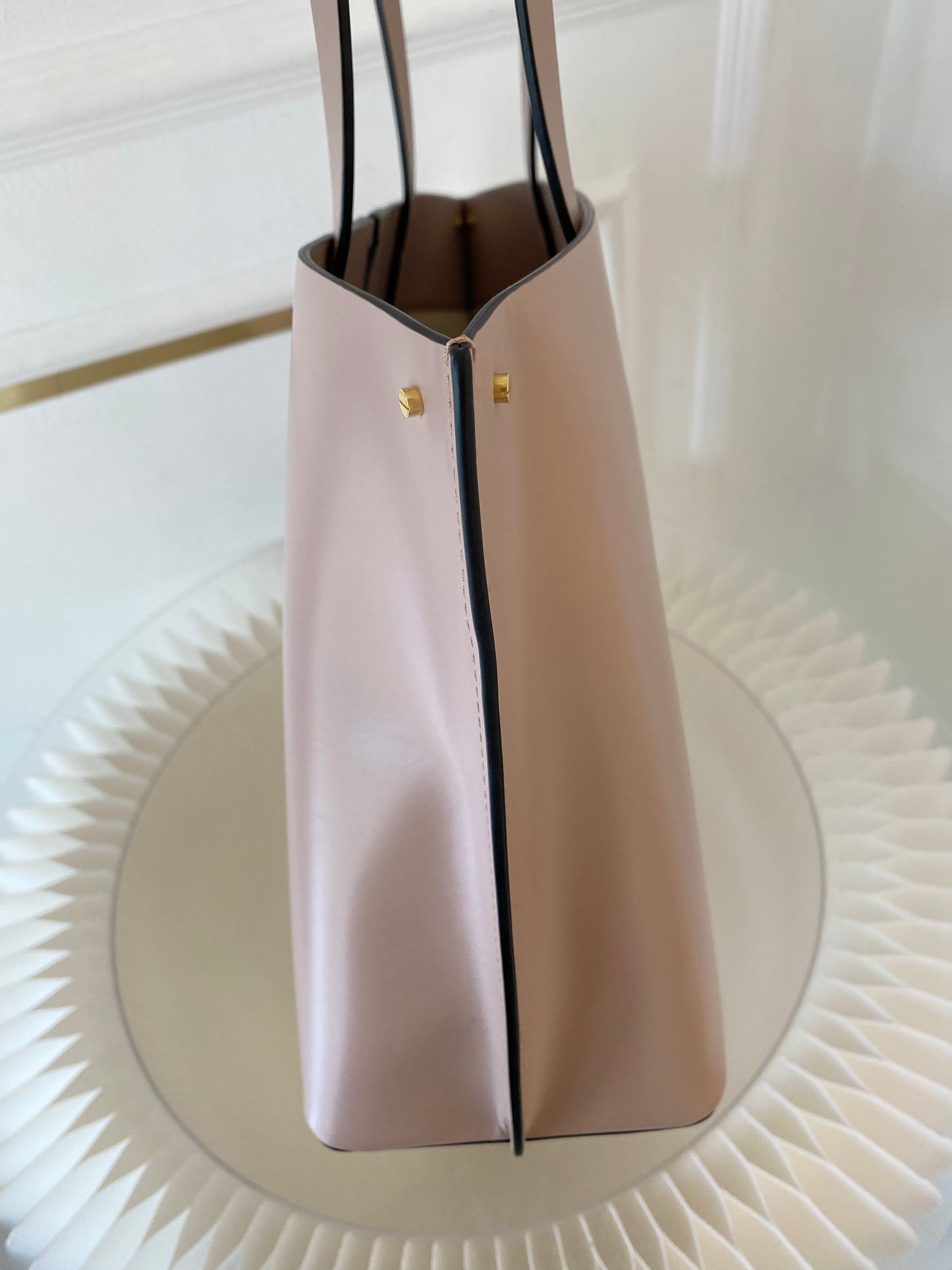 VLTN Fill Me Calfskin Leather Tote Bag