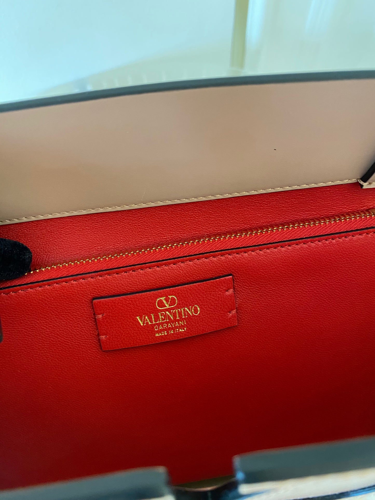 VLTN Fill Me Calfskin Leather Tote Bag
