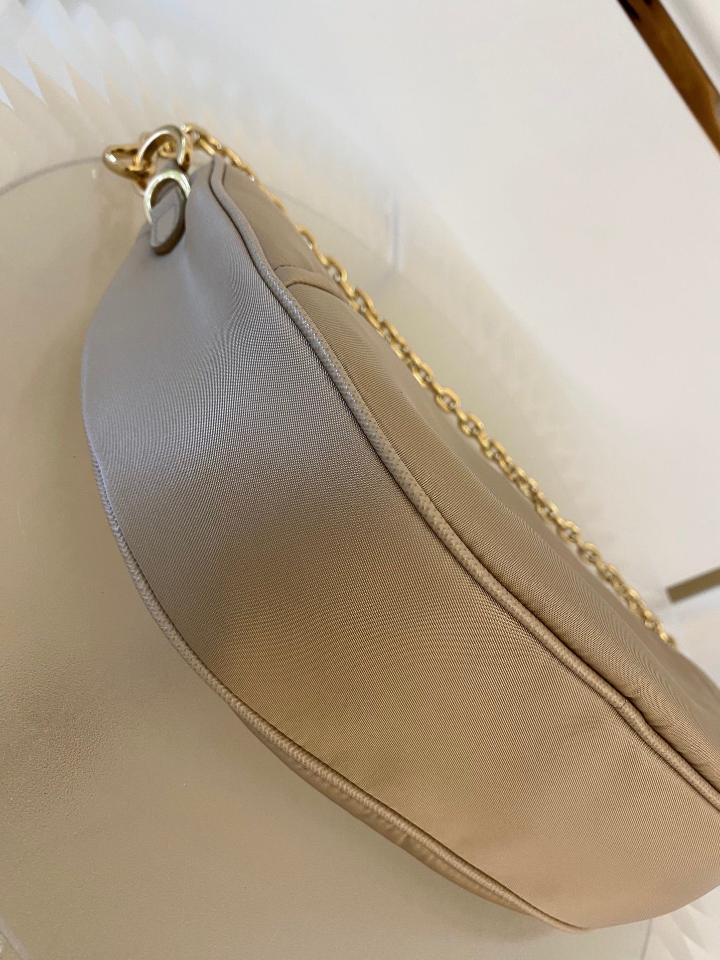 PRADA Demi - Lune Re-Nylon Crossbody Bag