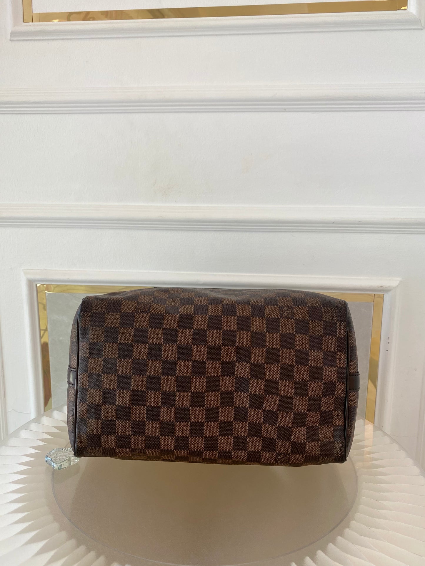 LOUIS VUITTON Speedy Bandoulière 30 in Damier Ebene