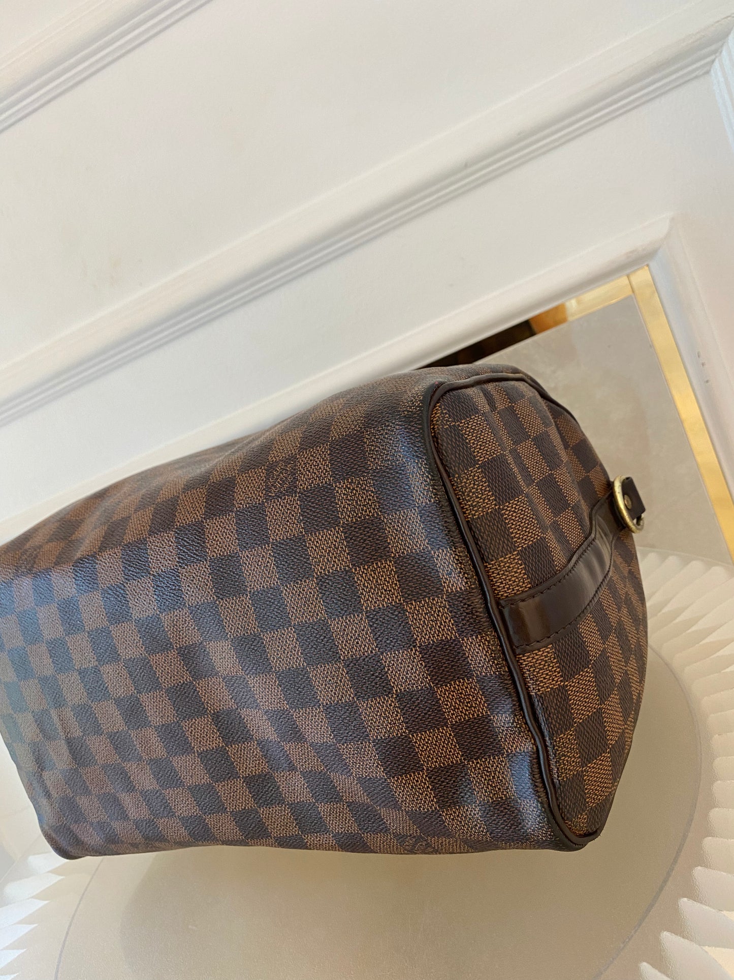 LOUIS VUITTON Speedy Bandoulière 30 in Damier Ebene