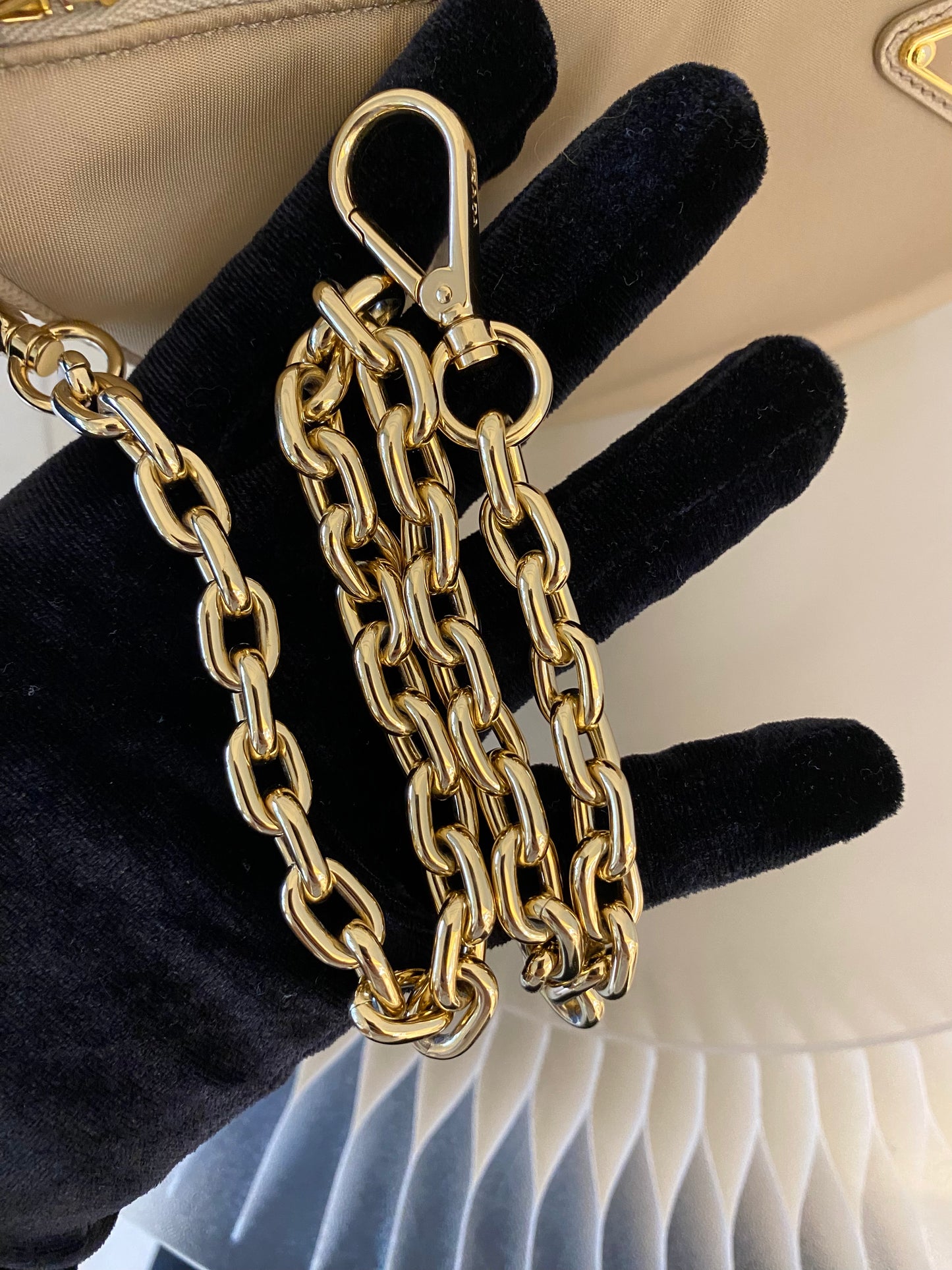 PRADA Demi - Lune Re-Nylon Crossbody Bag