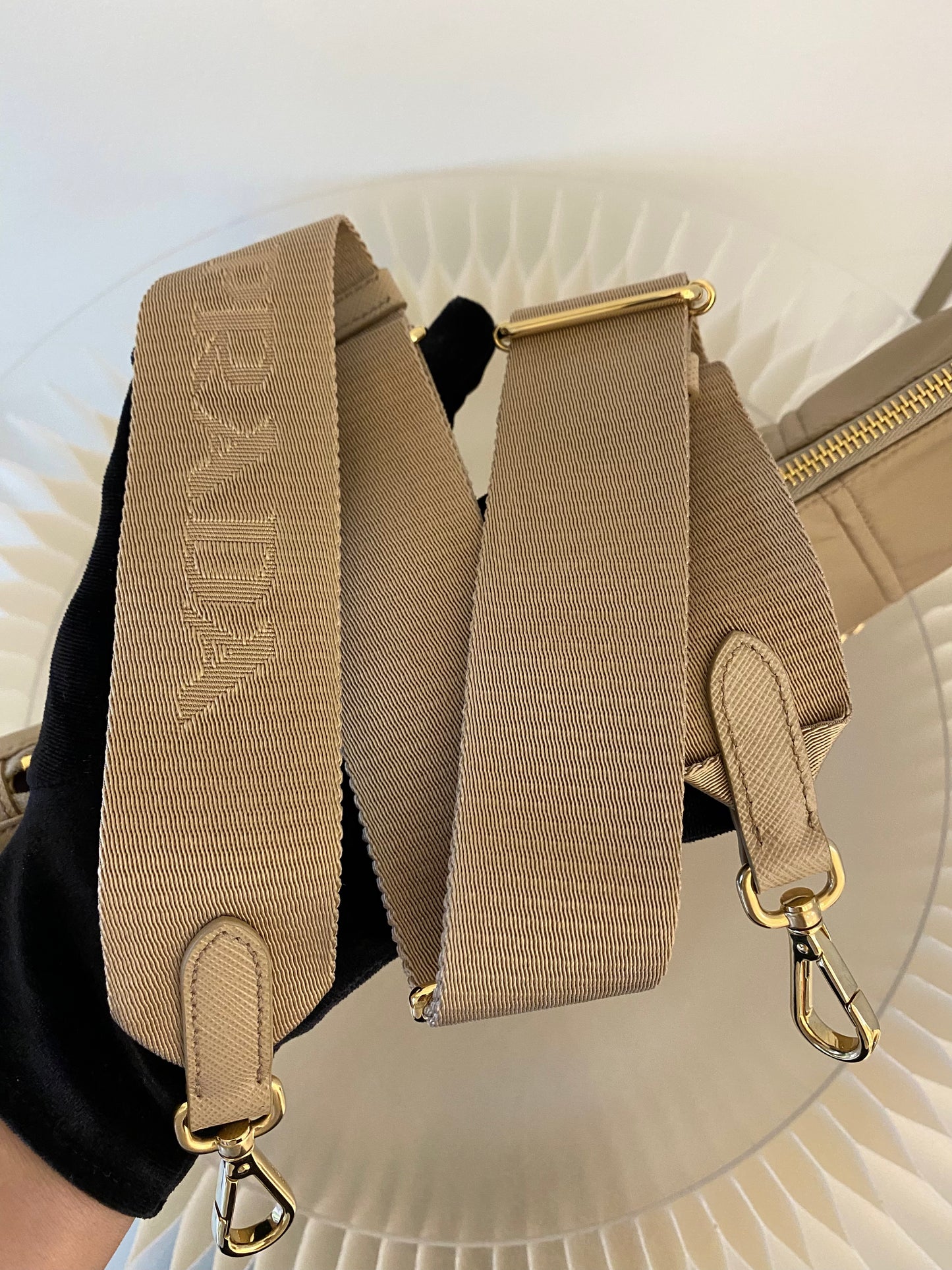 PRADA Demi - Lune Re-Nylon Crossbody Bag