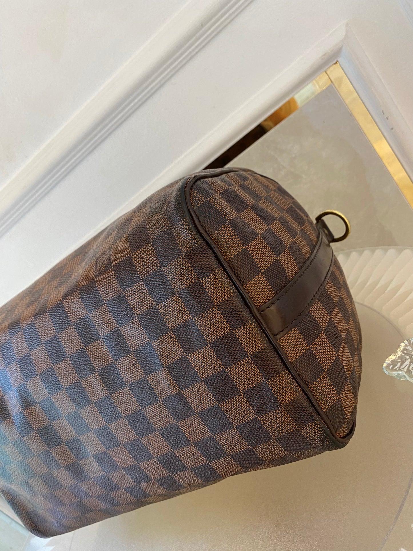 LOUIS VUITTON Speedy Bandoulière 30 in Damier Ebene