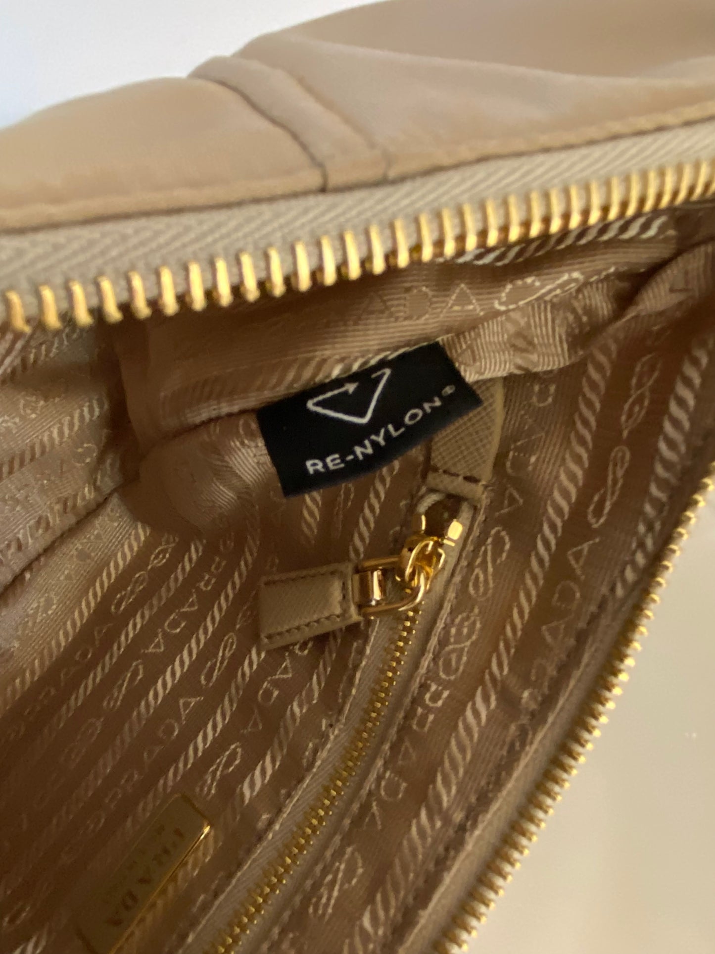 PRADA Demi - Lune Re-Nylon Crossbody Bag