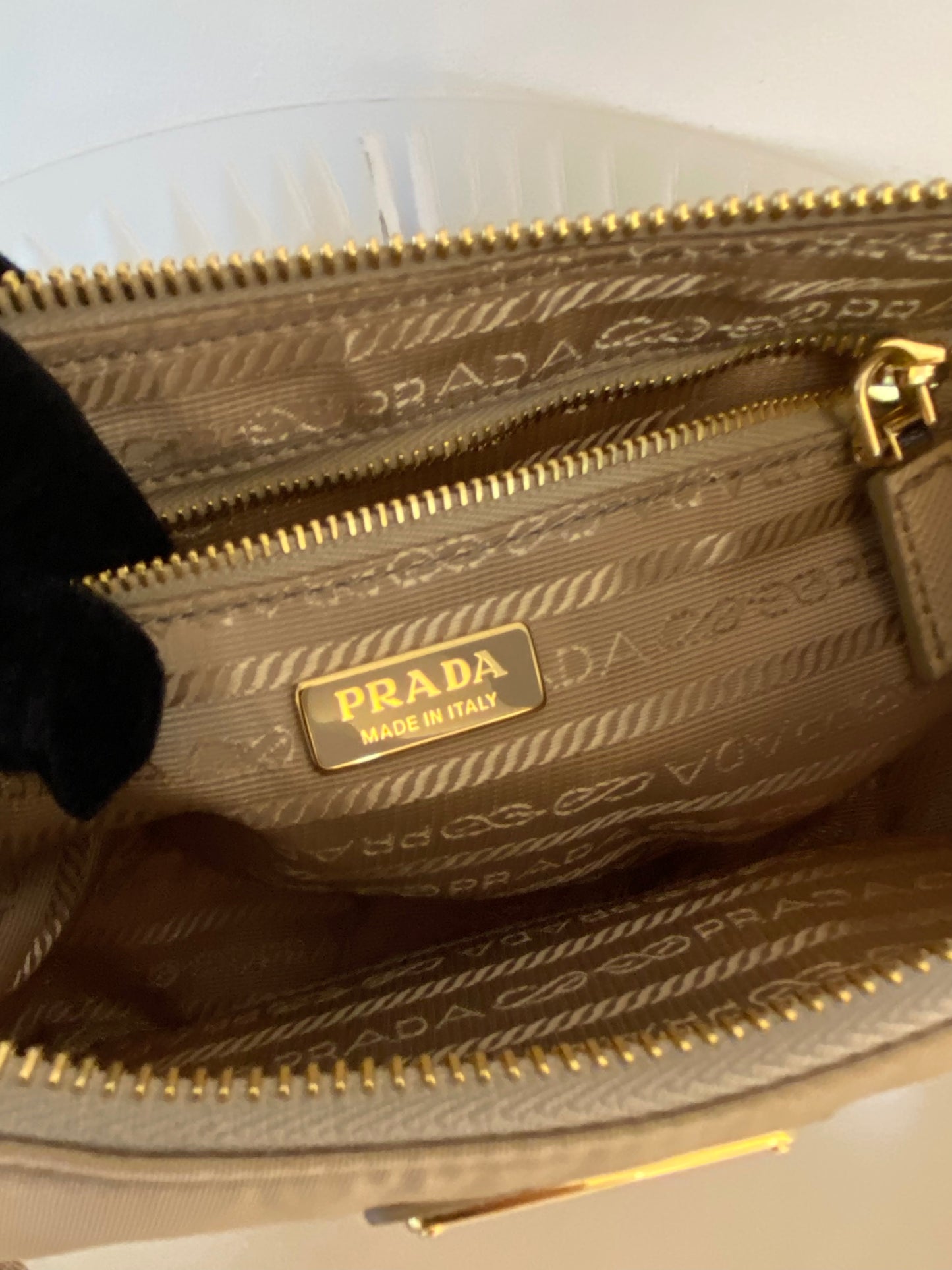 PRADA Demi - Lune Re-Nylon Crossbody Bag