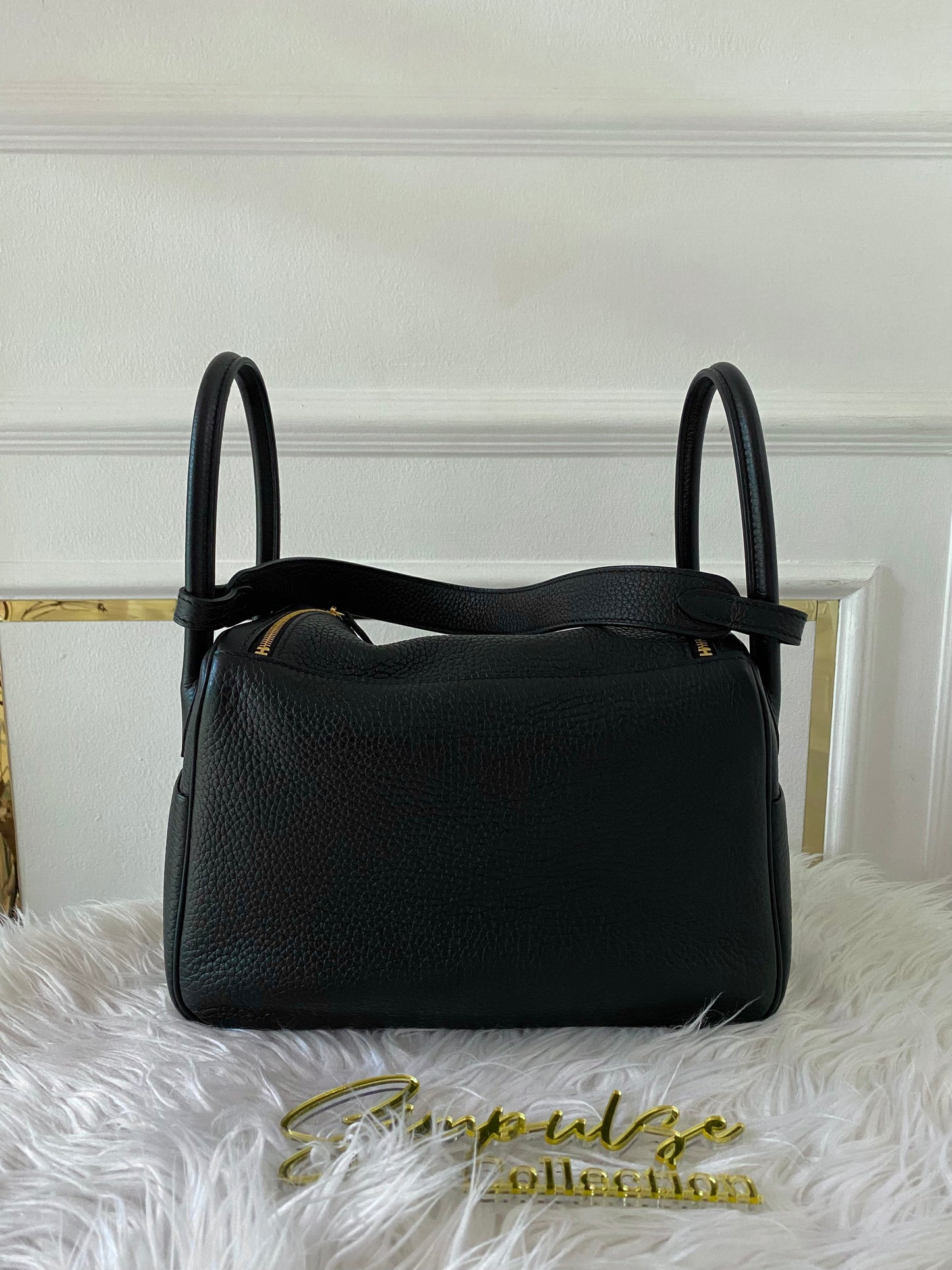 Hermes Lindy 26 Black GHW