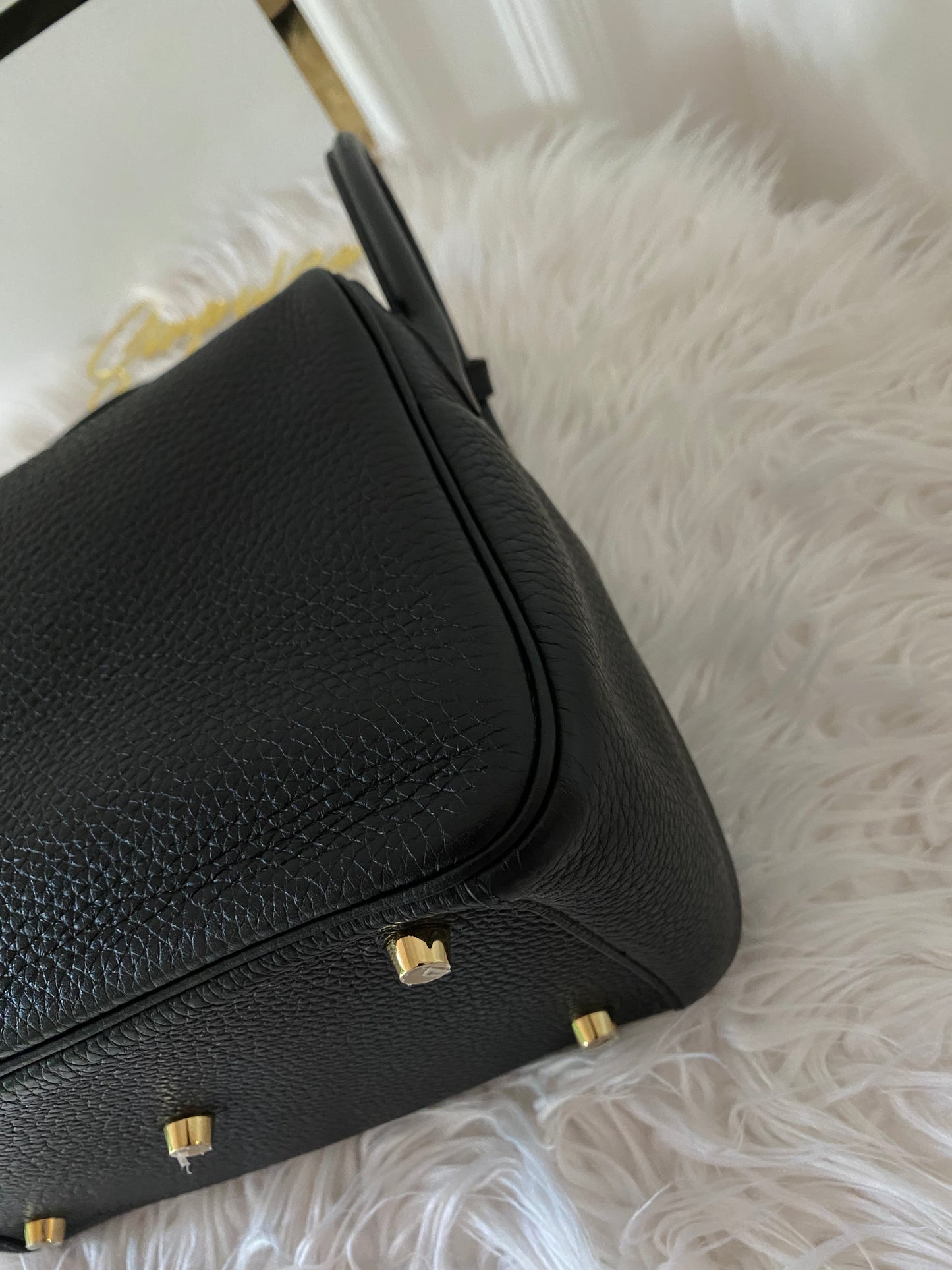 Hermes Lindy 26 Black GHW