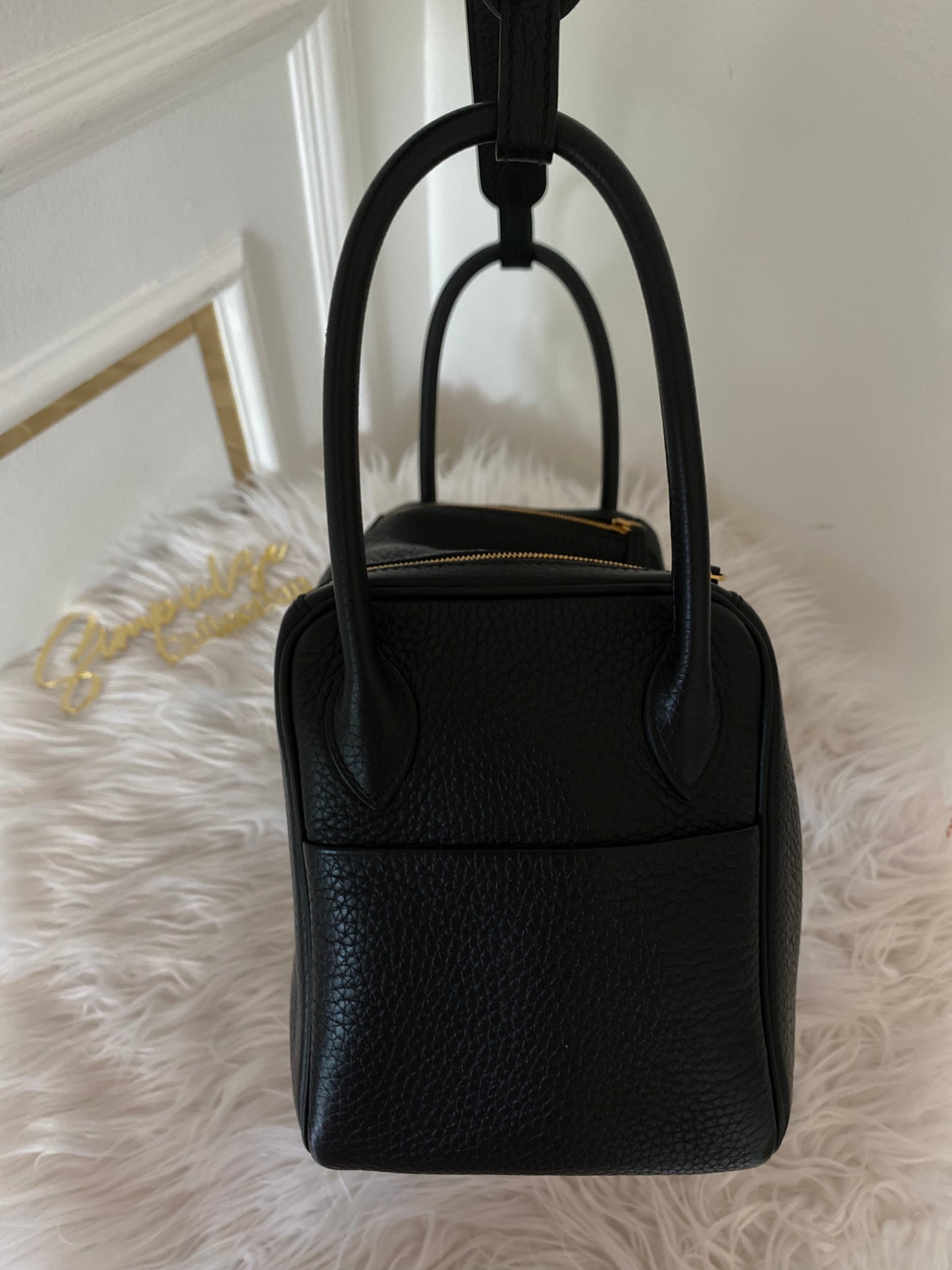 Hermes Lindy 26 Black GHW