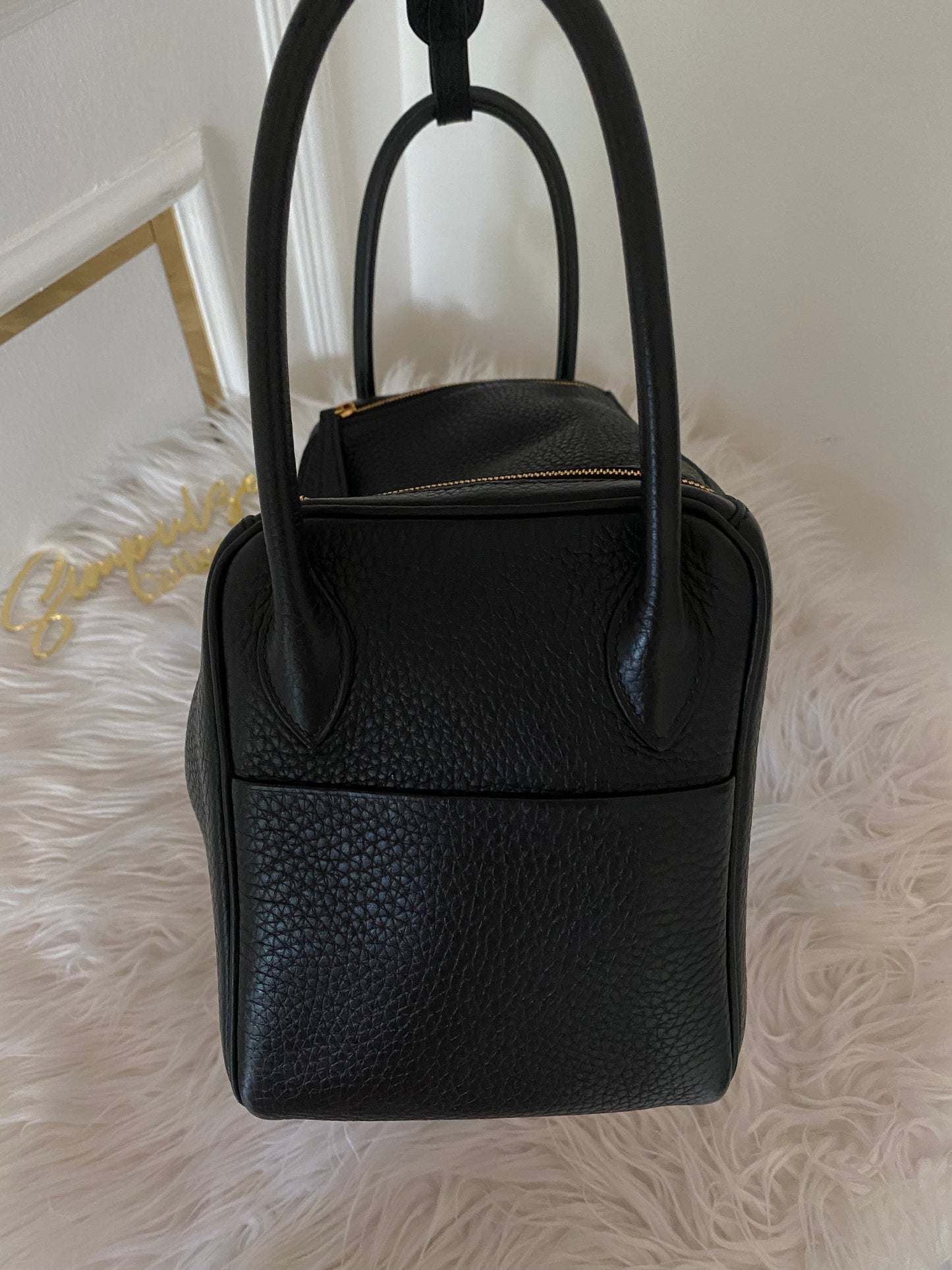 Hermes Lindy 26 Black GHW