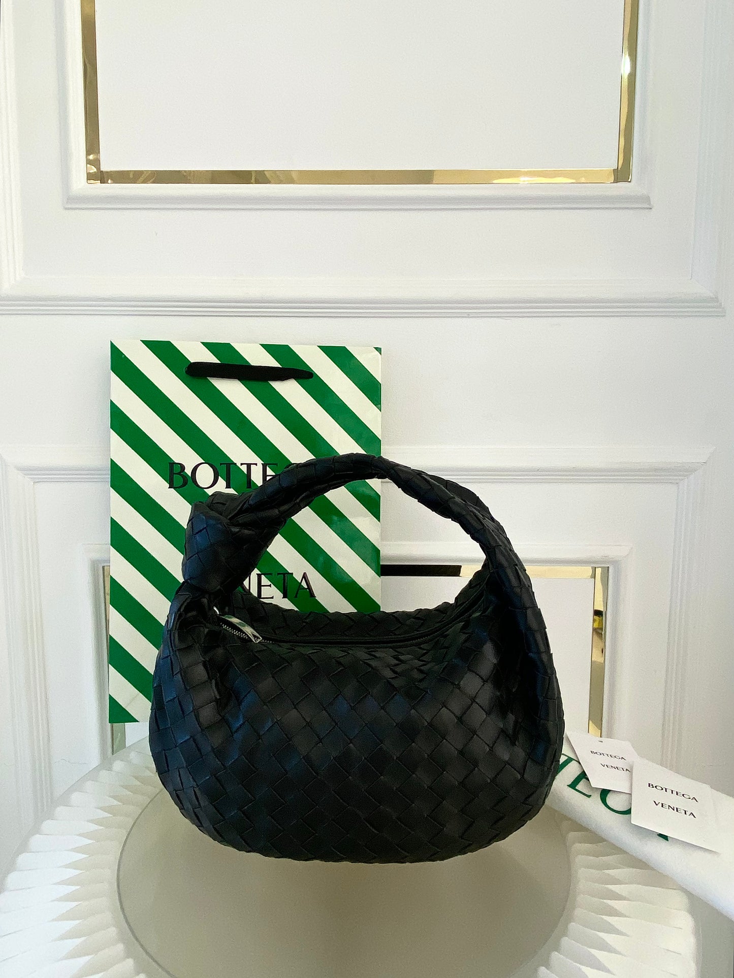 Bottega Veneta Jodie Teen in Black