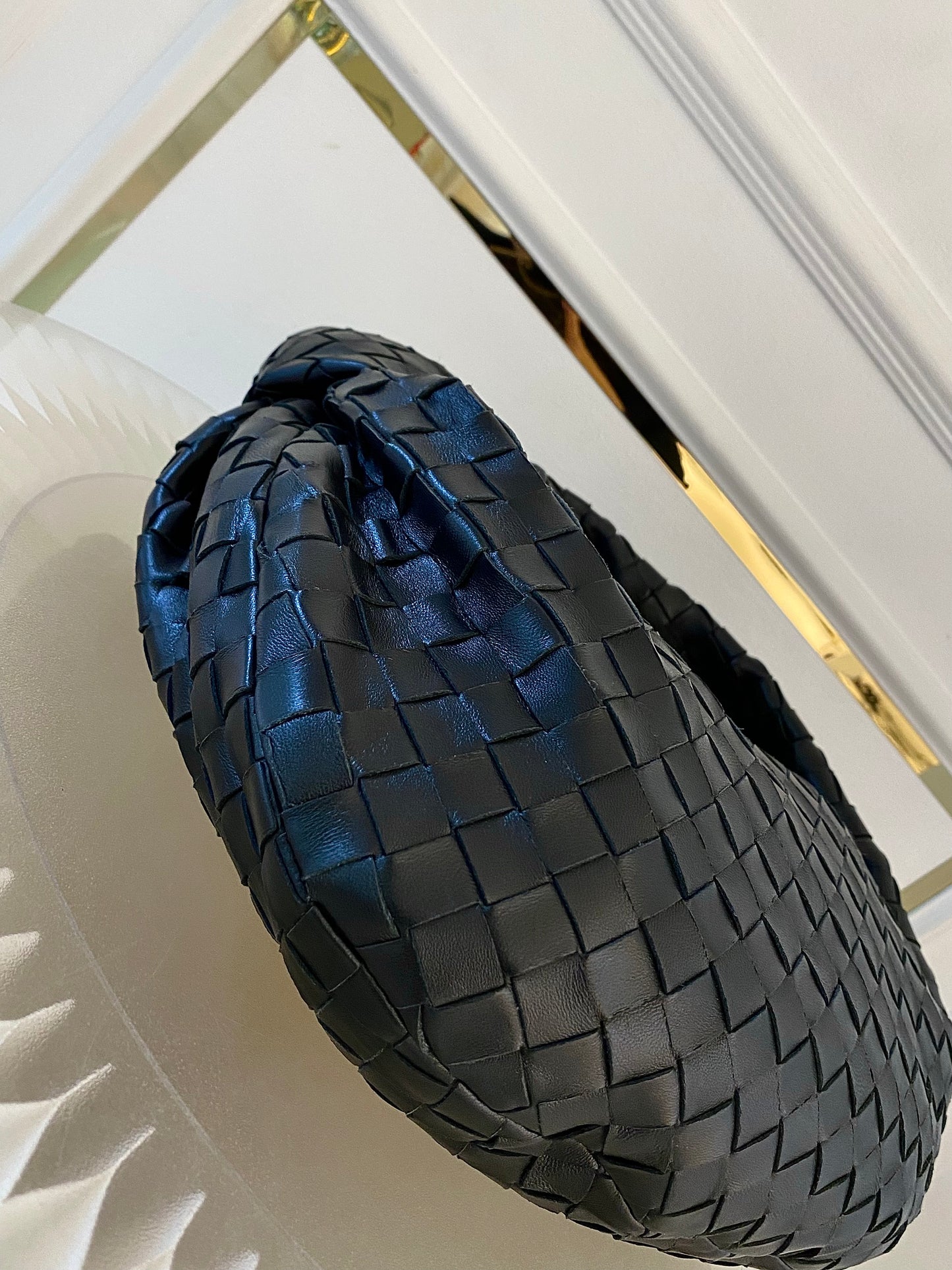 Bottega Veneta Jodie Teen in Black