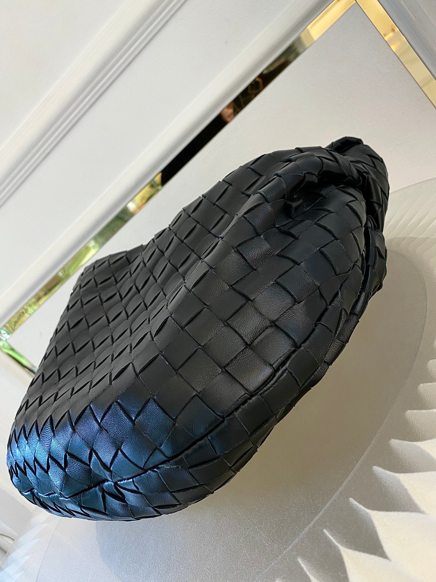 Bottega Veneta Jodie Teen in Black