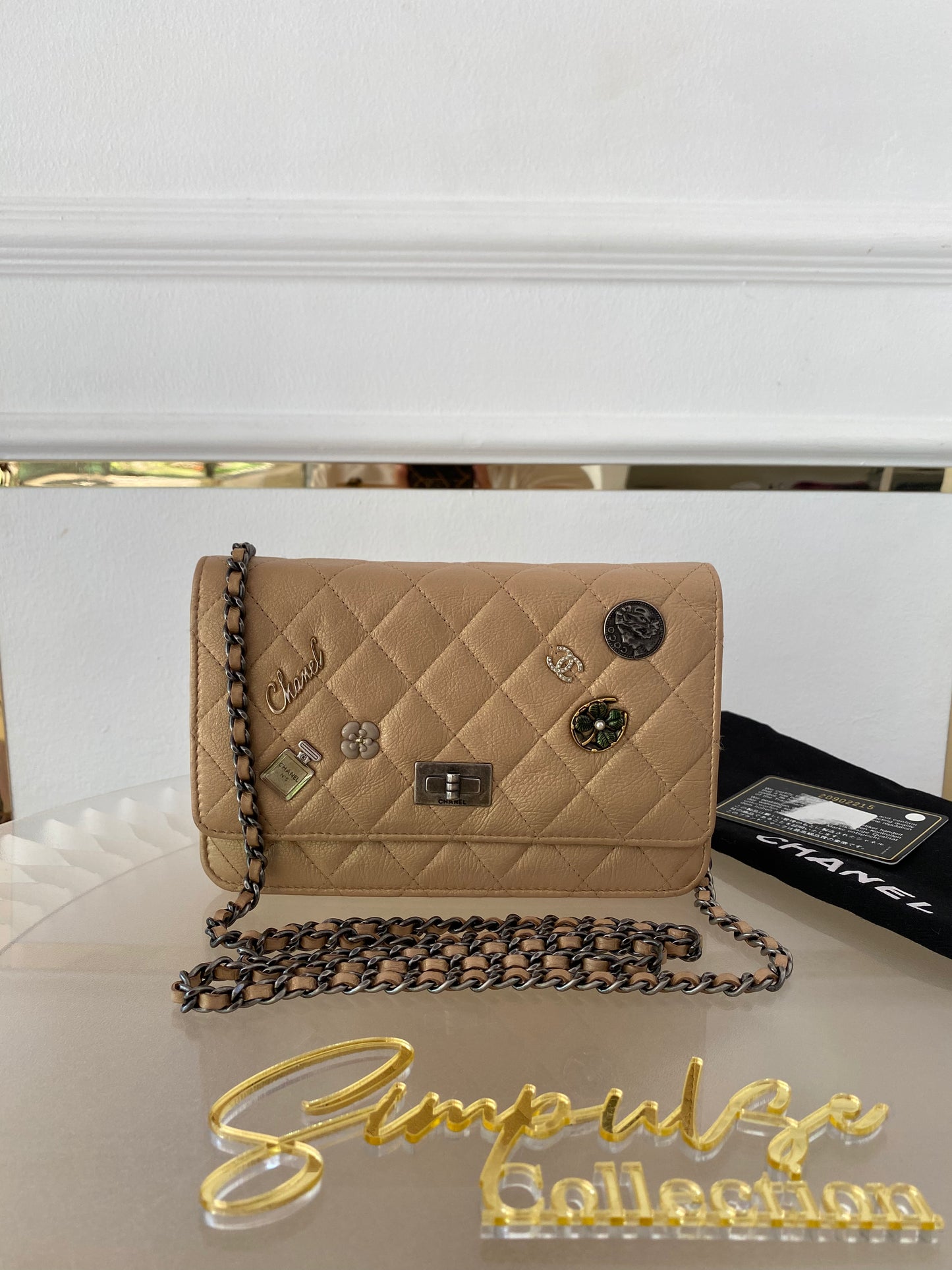 Chanel Metallic Calfskin 2.55 Reissue WOC
