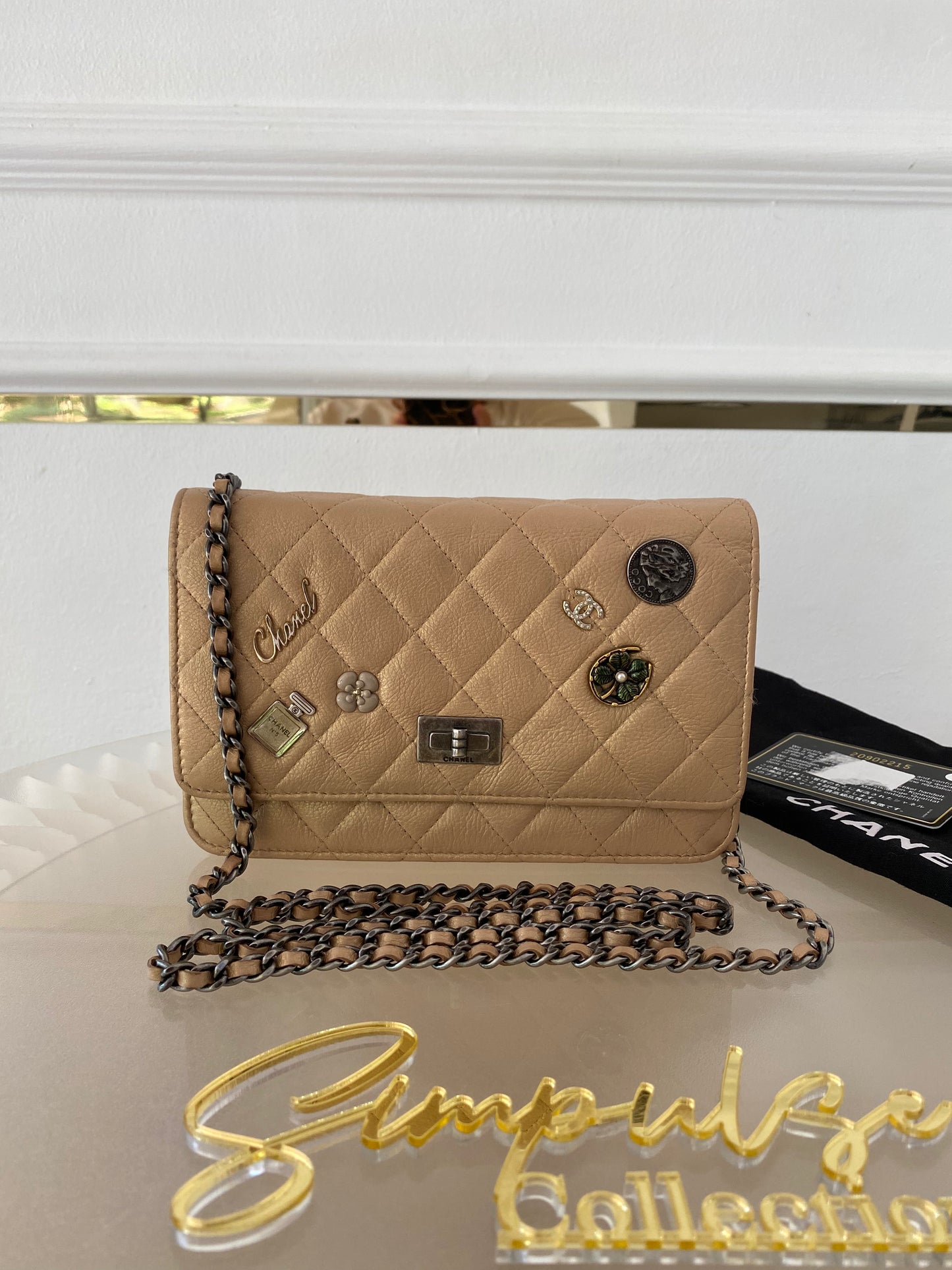 Chanel Metallic Calfskin 2.55 Reissue WOC