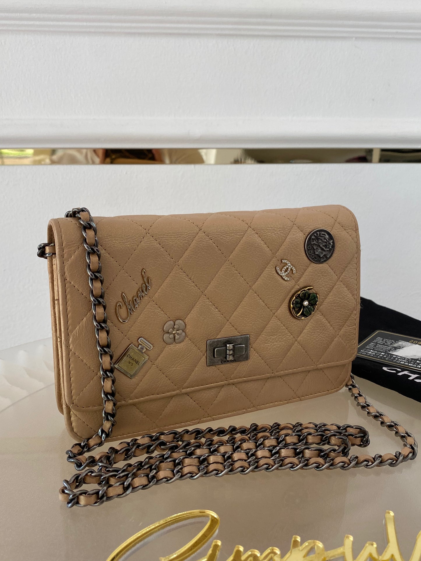 Chanel Metallic Calfskin 2.55 Reissue WOC