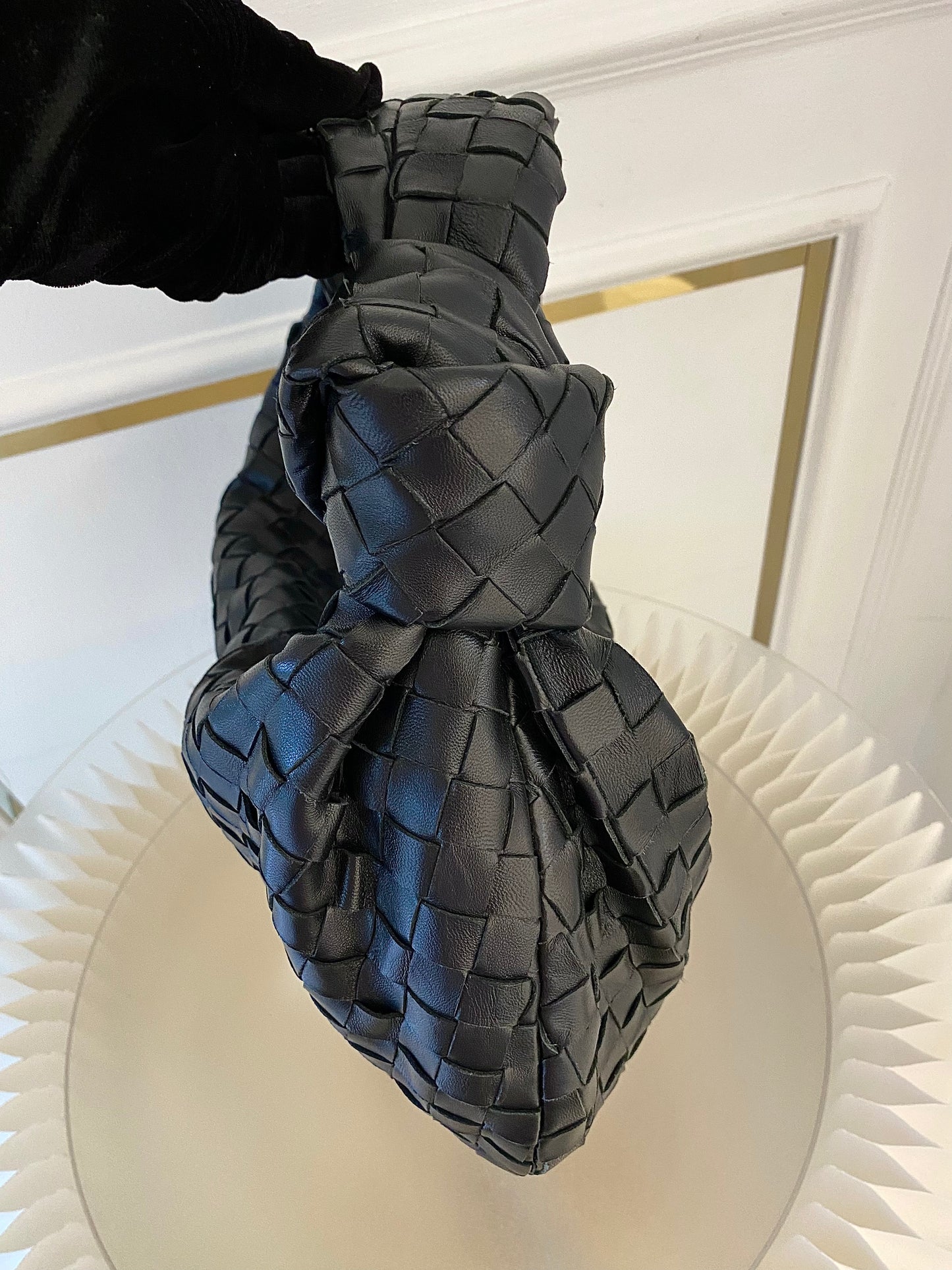 Bottega Veneta Jodie Teen in Black