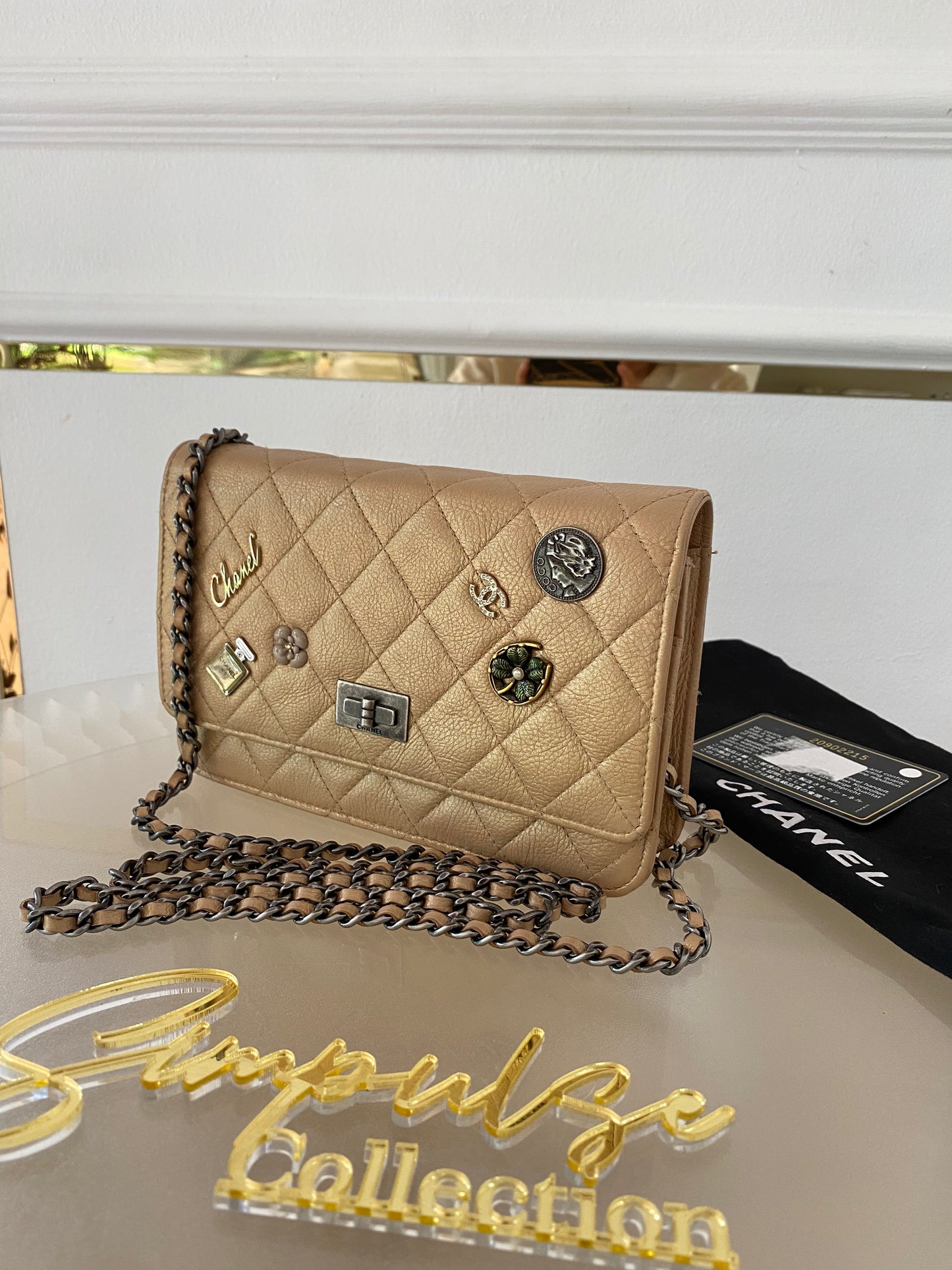 Chanel Metallic Calfskin 2.55 Reissue WOC