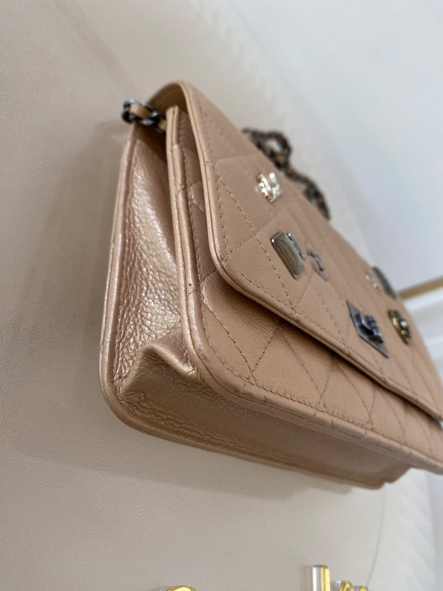 Chanel Metallic Calfskin 2.55 Reissue WOC