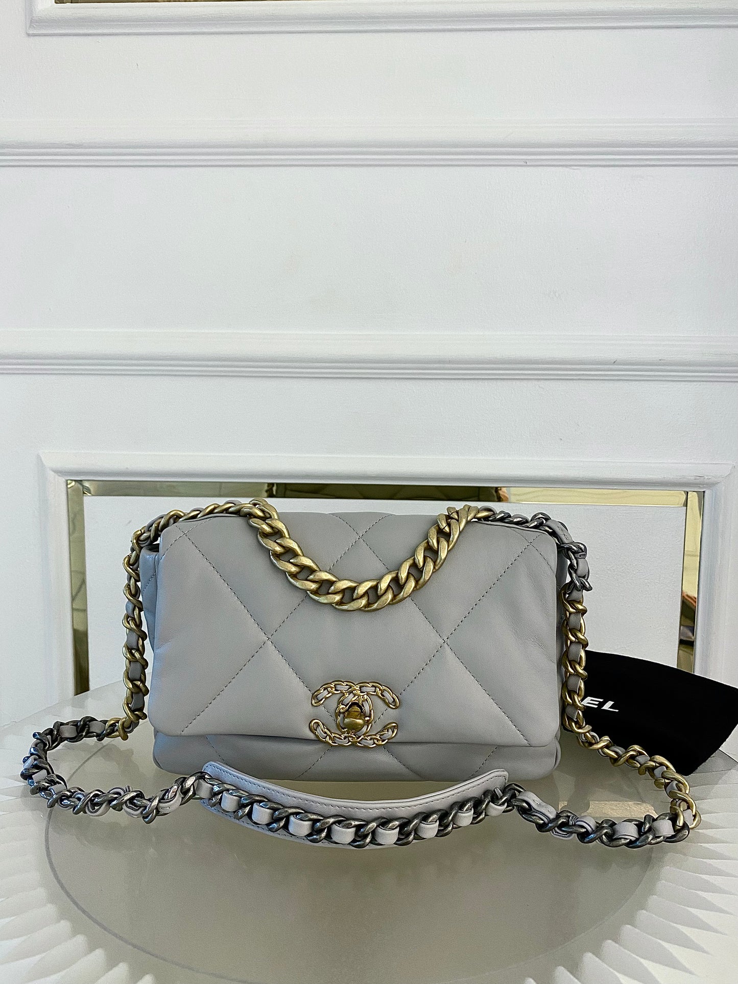 Chanel C19 Grey Small