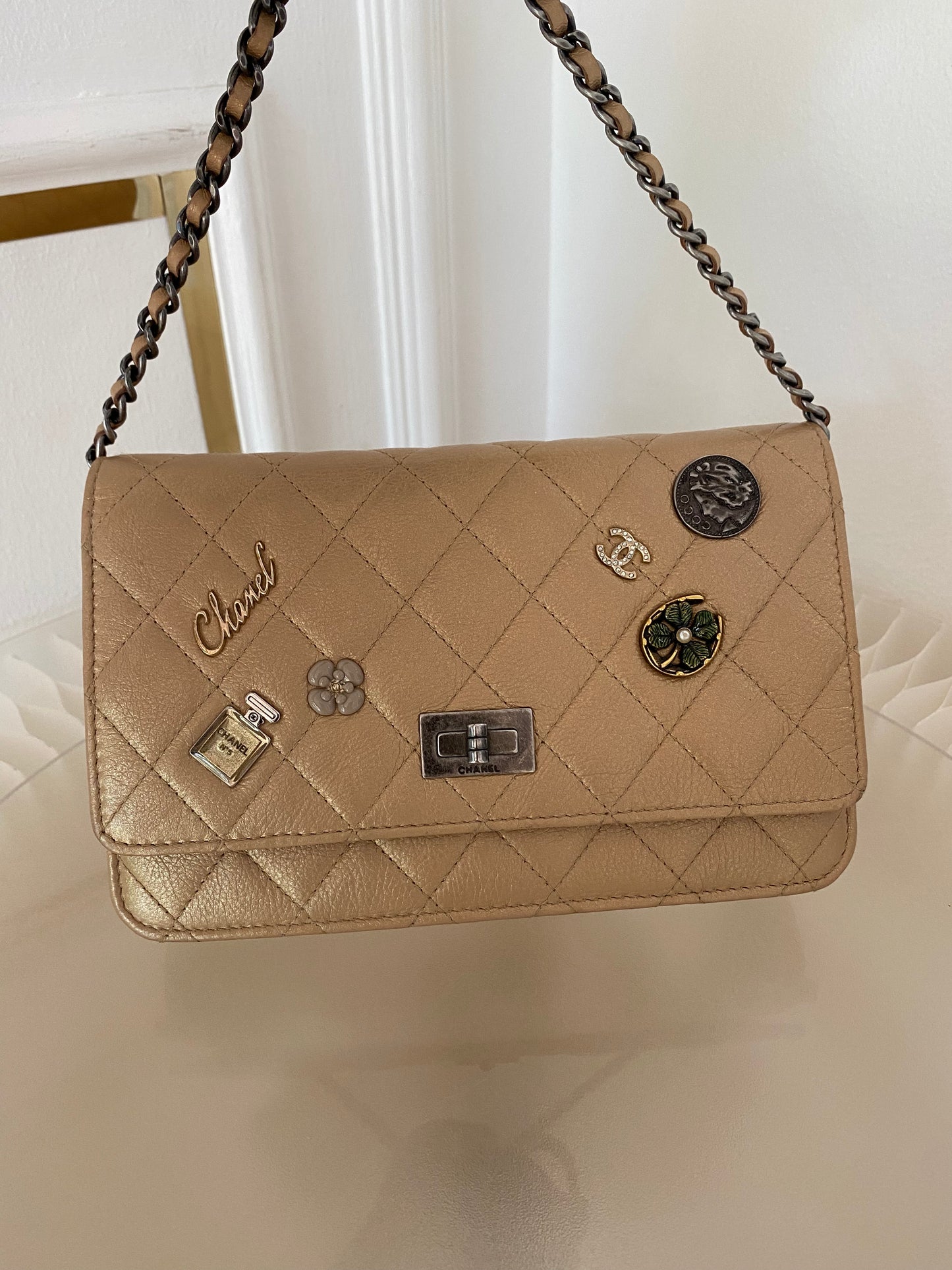 Chanel Metallic Calfskin 2.55 Reissue WOC