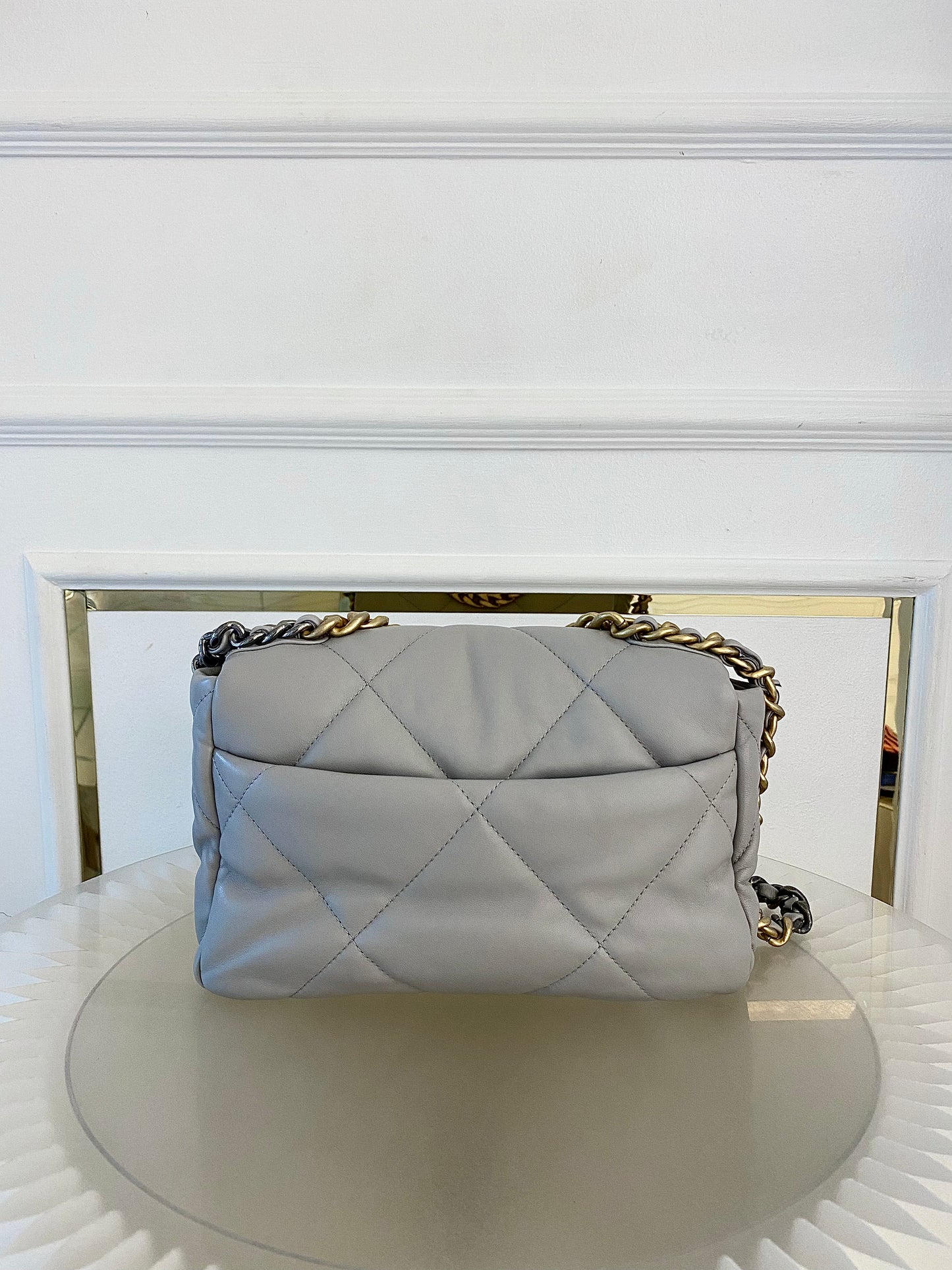 Chanel C19 Grey Small