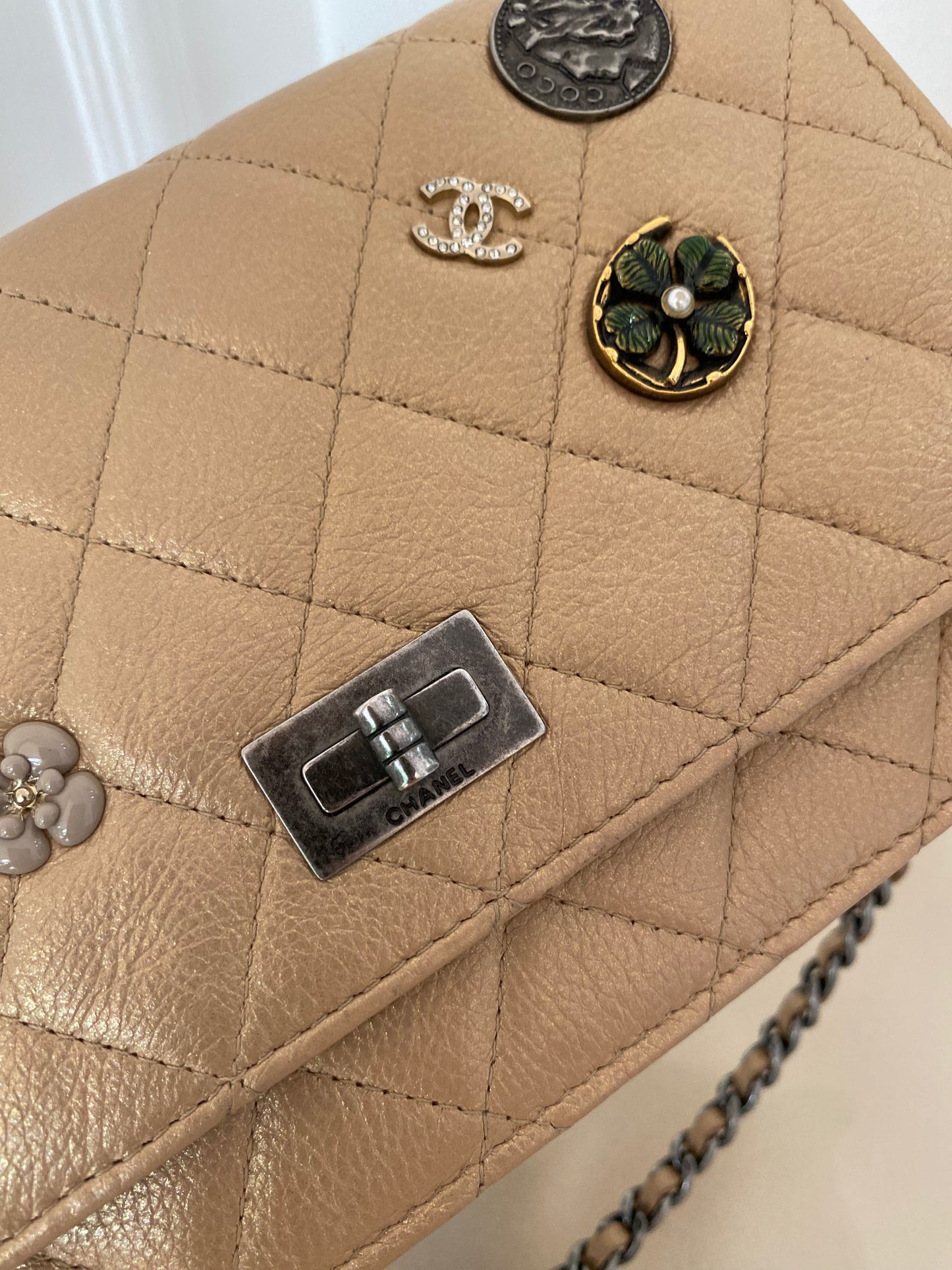 Chanel Metallic Calfskin 2.55 Reissue WOC