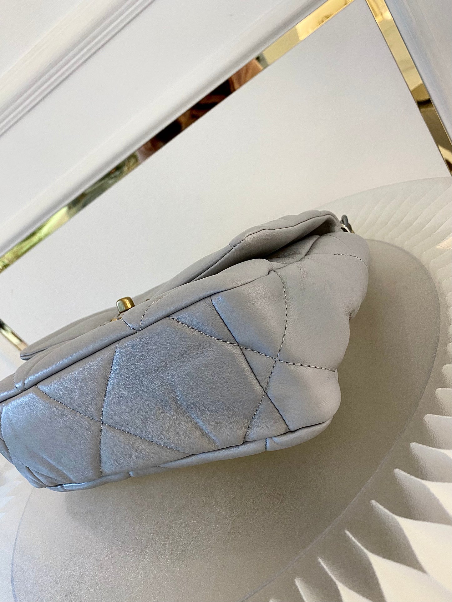Chanel C19 Grey Small