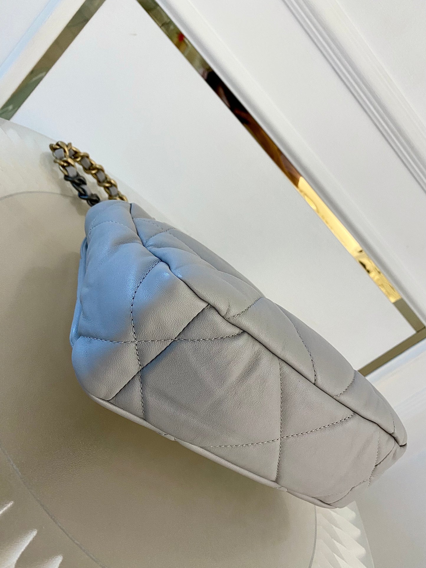 Chanel C19 Grey Small