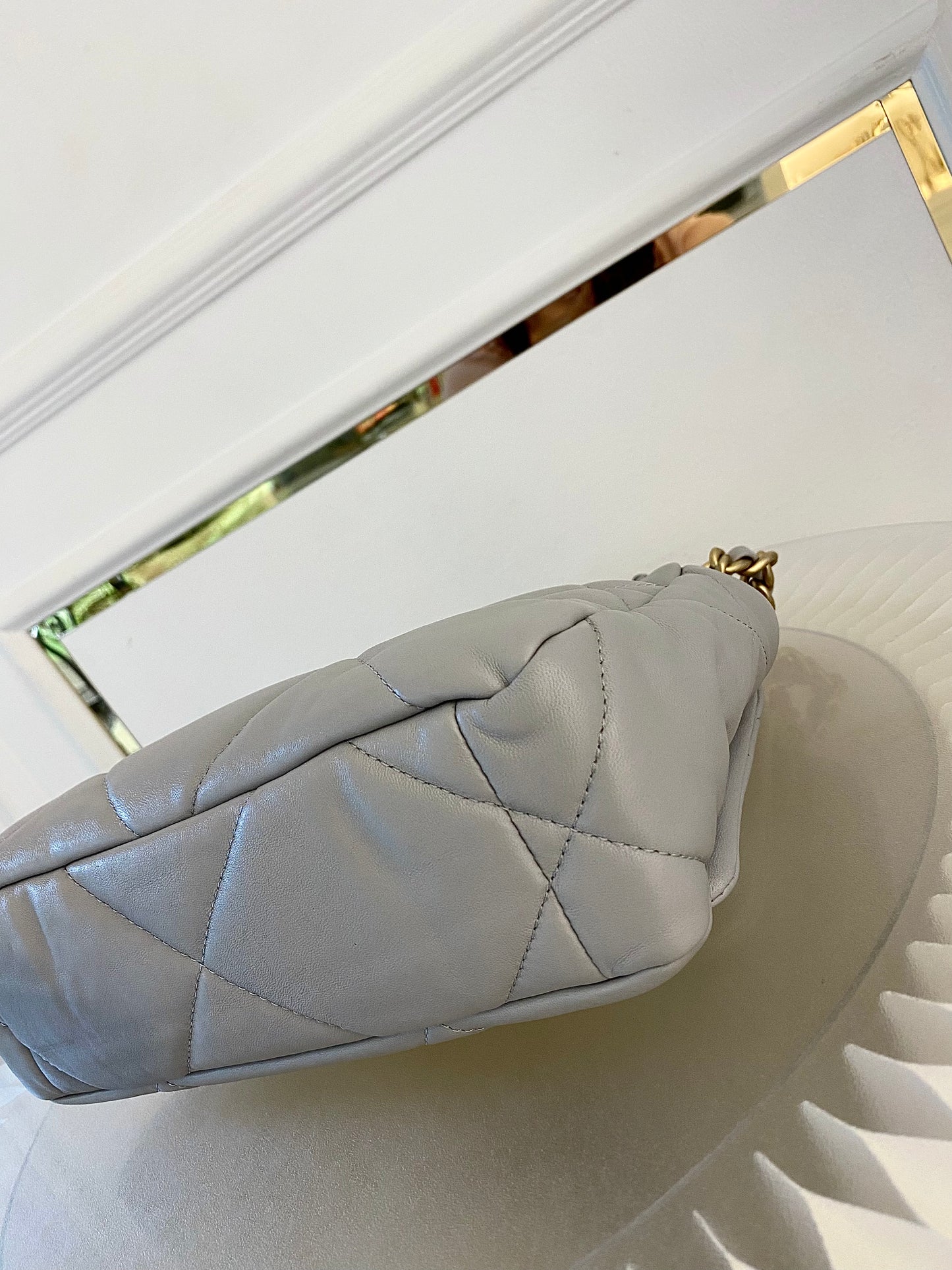 Chanel C19 Grey Small