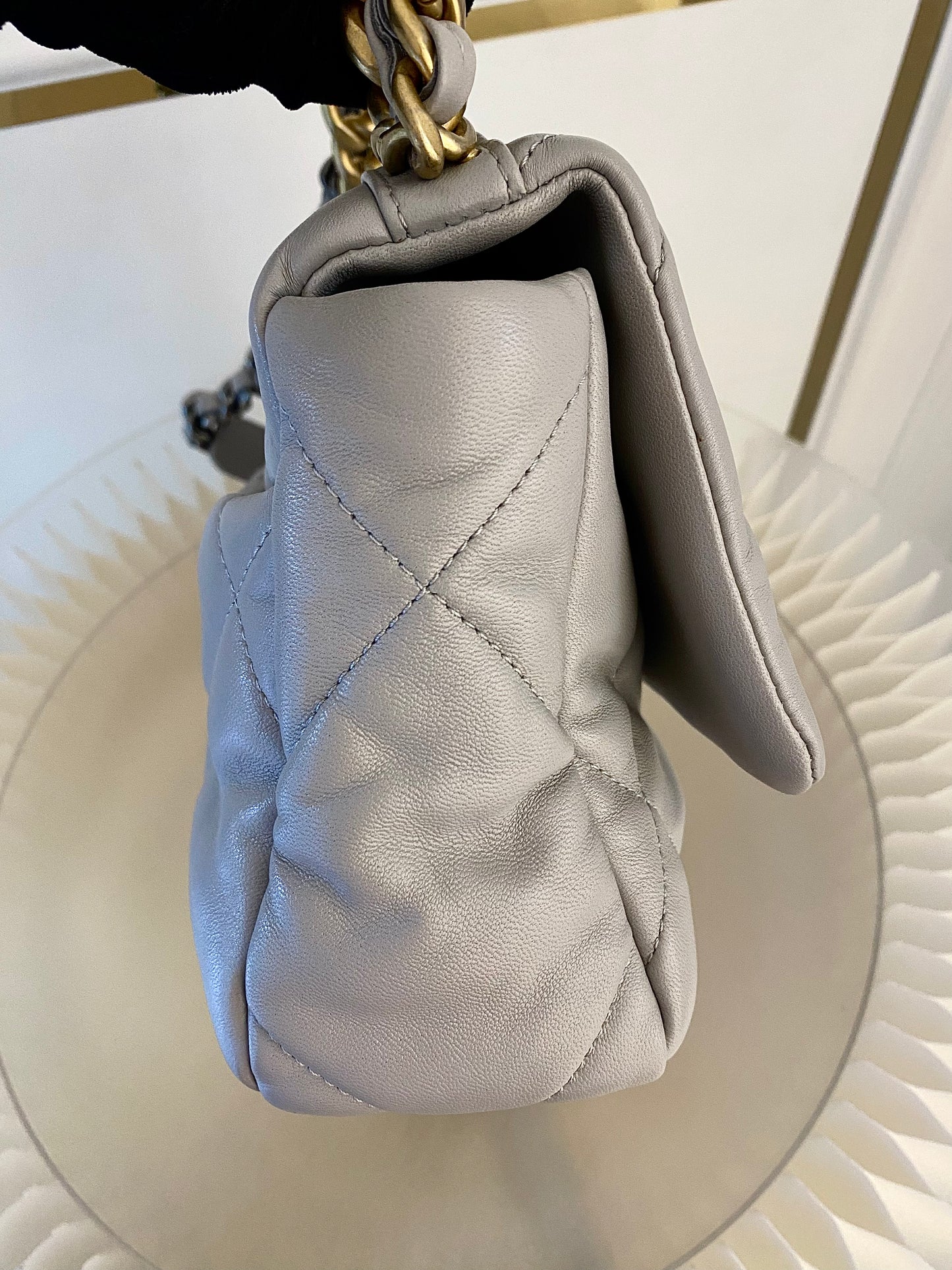 Chanel C19 Grey Small